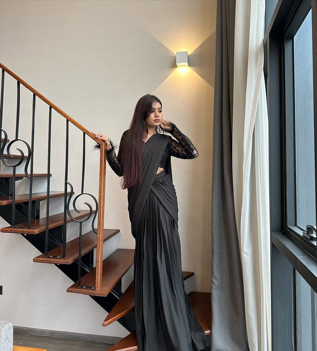FULL STITCHED LEHENGA SAREE