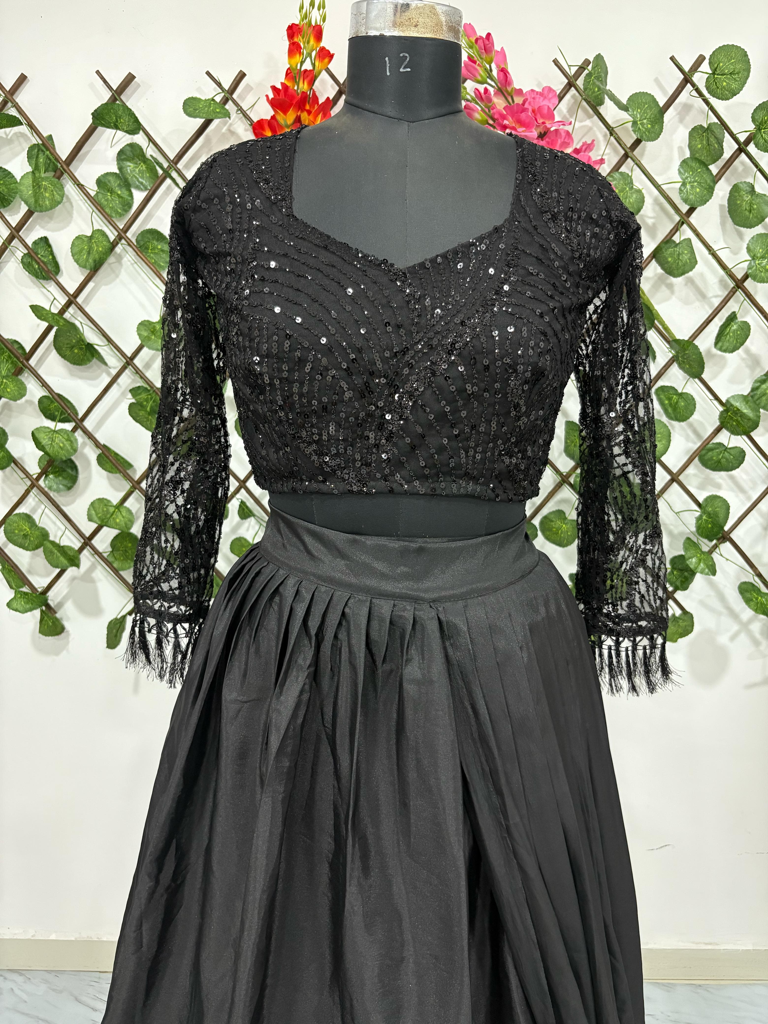 FULL STITCHED LEHENGA SAREE
