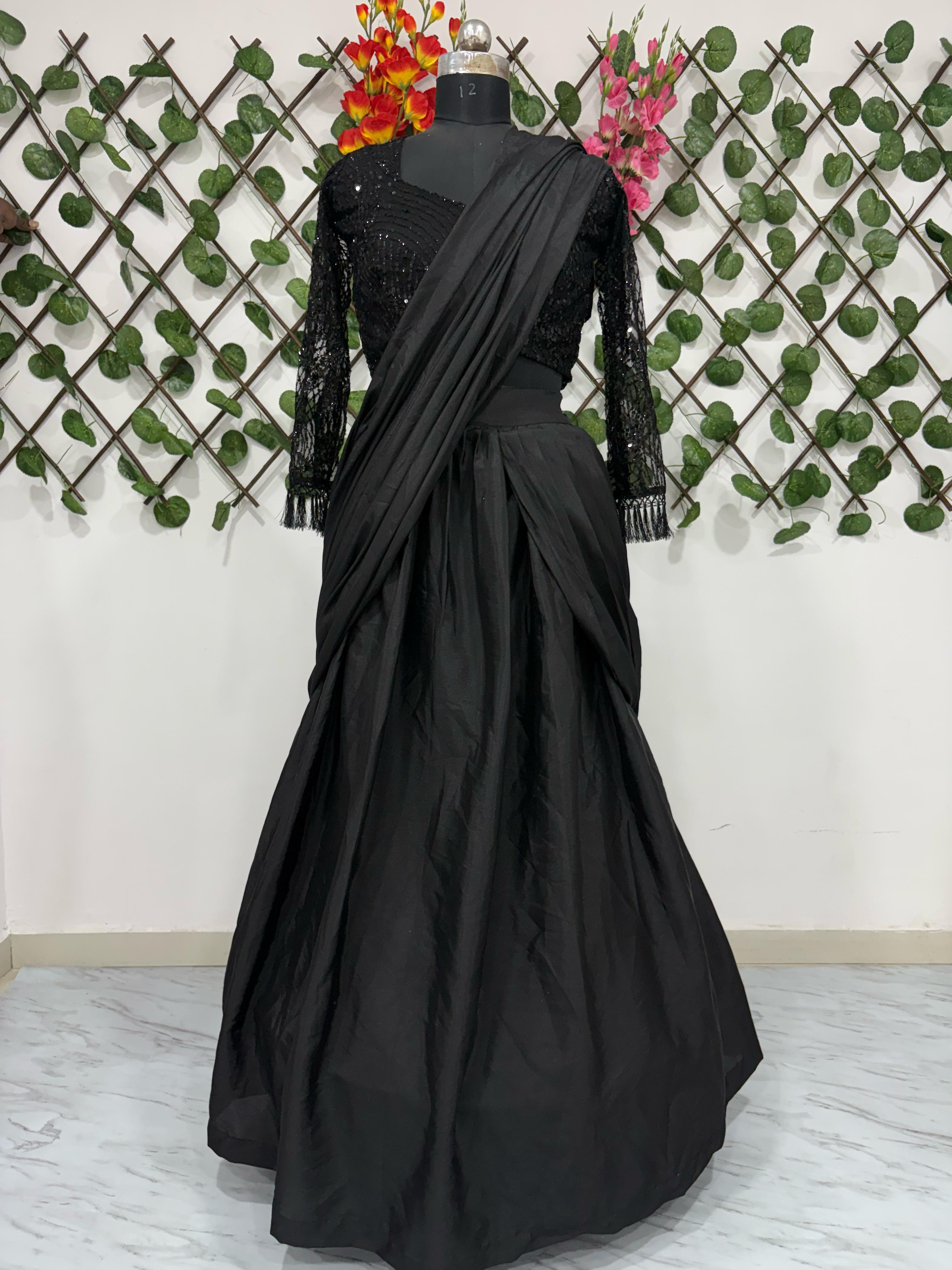 FULL STITCHED LEHENGA SAREE