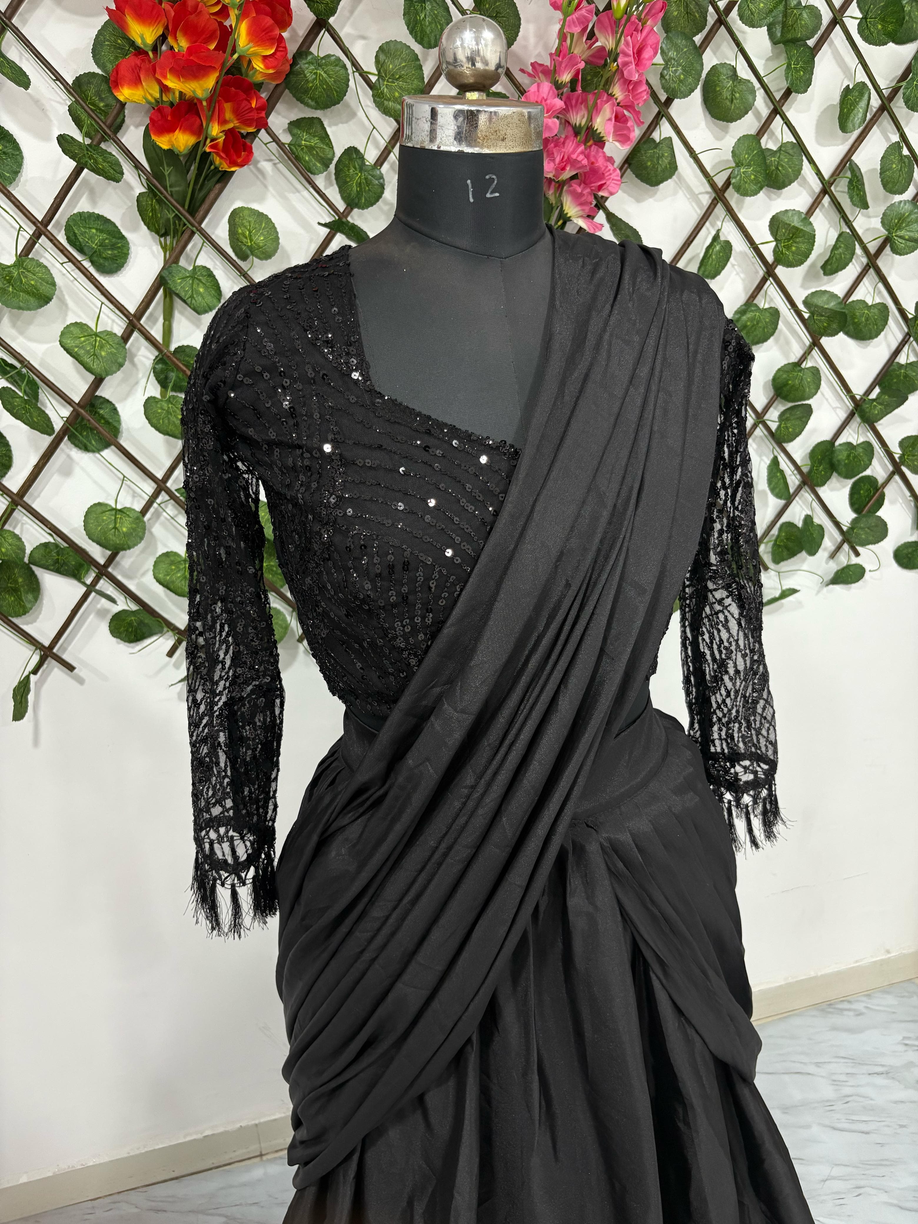 FULL STITCHED LEHENGA SAREE