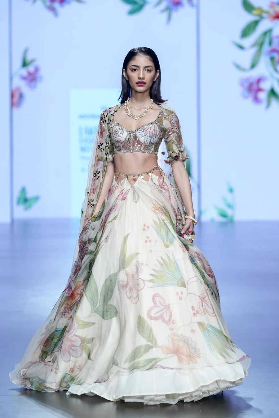 FLORAL HANDWORK LEHENGA
