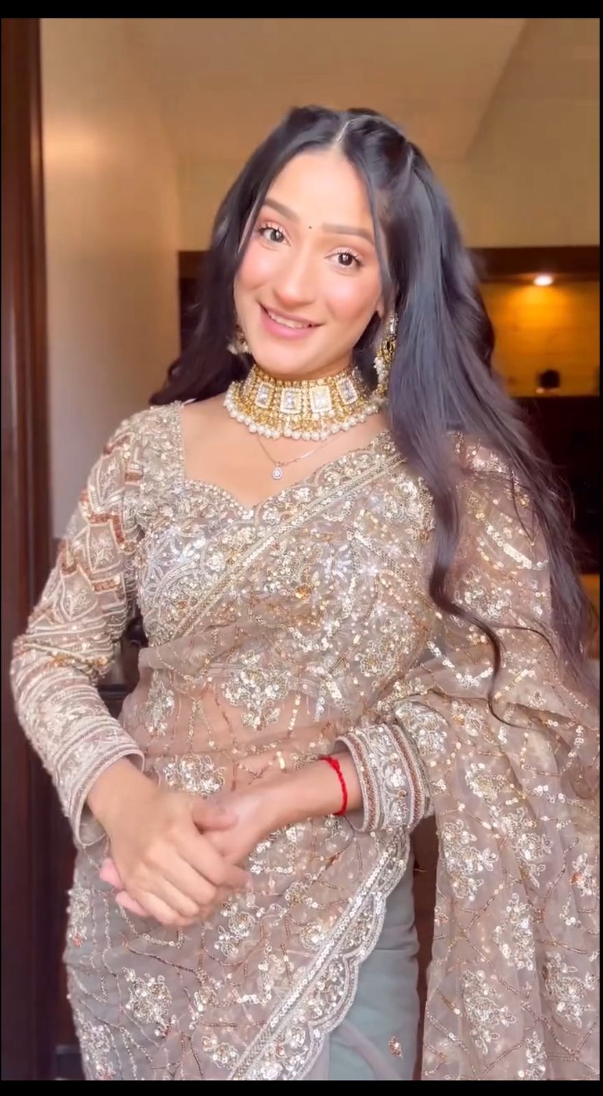 BEAUTIFUL SEQUINS SAREE