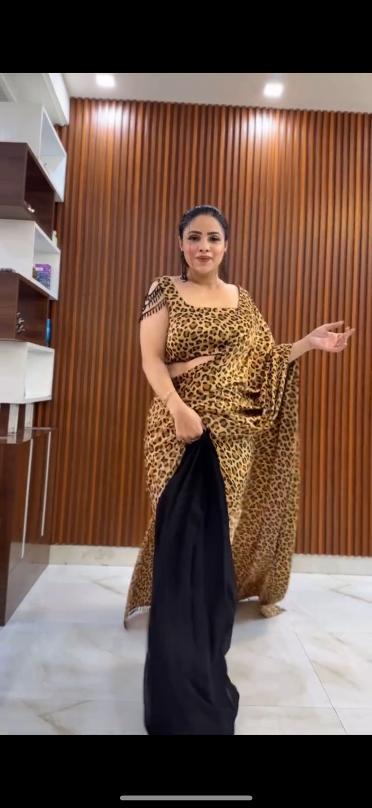 LATEST PRE DRAPE SAREE