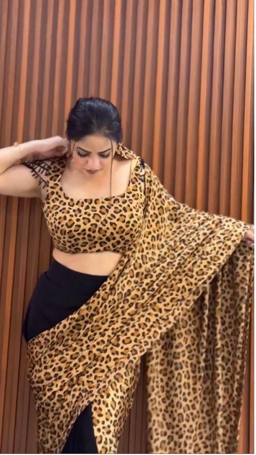 LATEST PRE DRAPE SAREE
