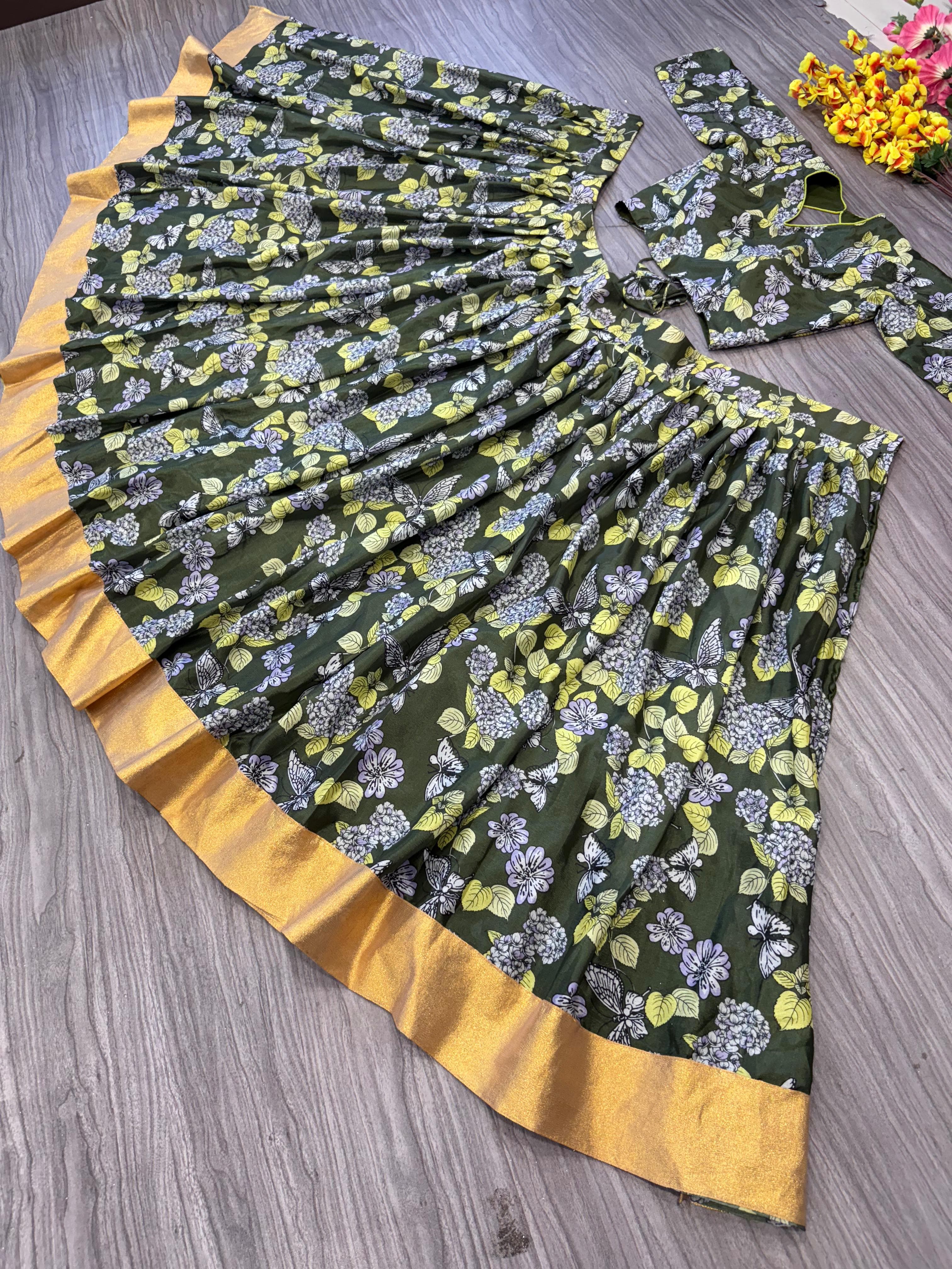 FLORAL BEST SELLER LEHENGA