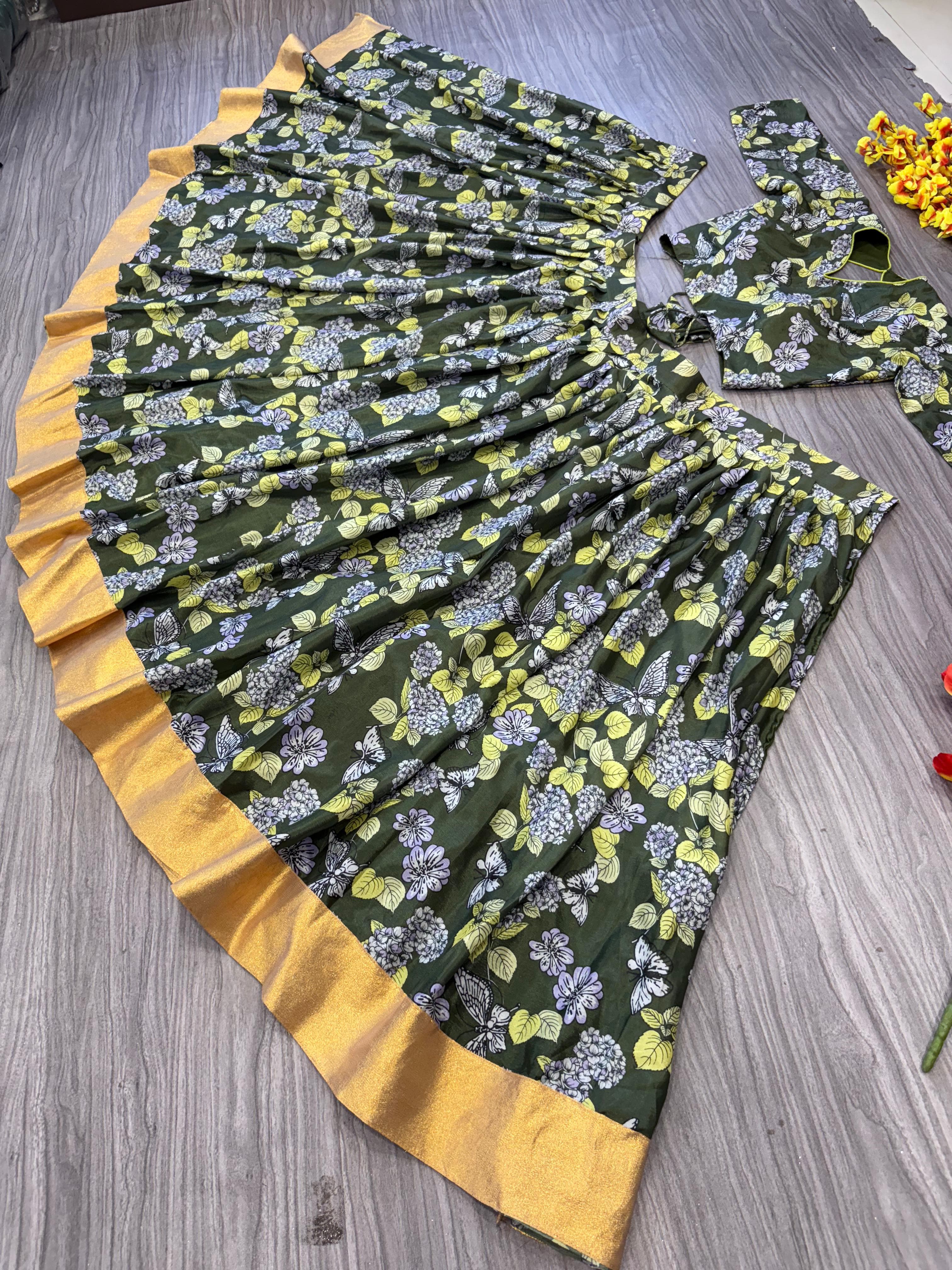 FLORAL BEST SELLER LEHENGA