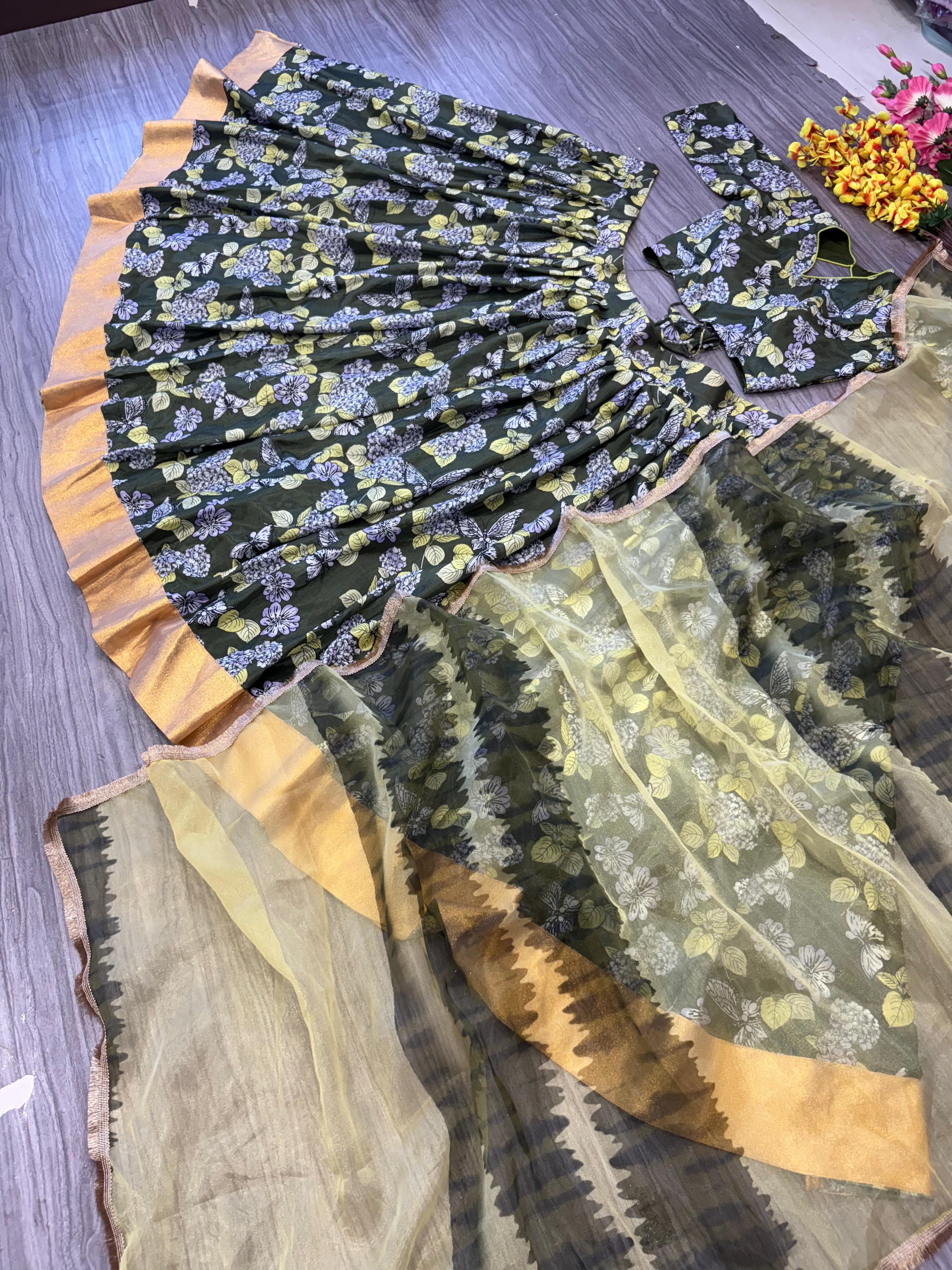 FLORAL BEST SELLER LEHENGA