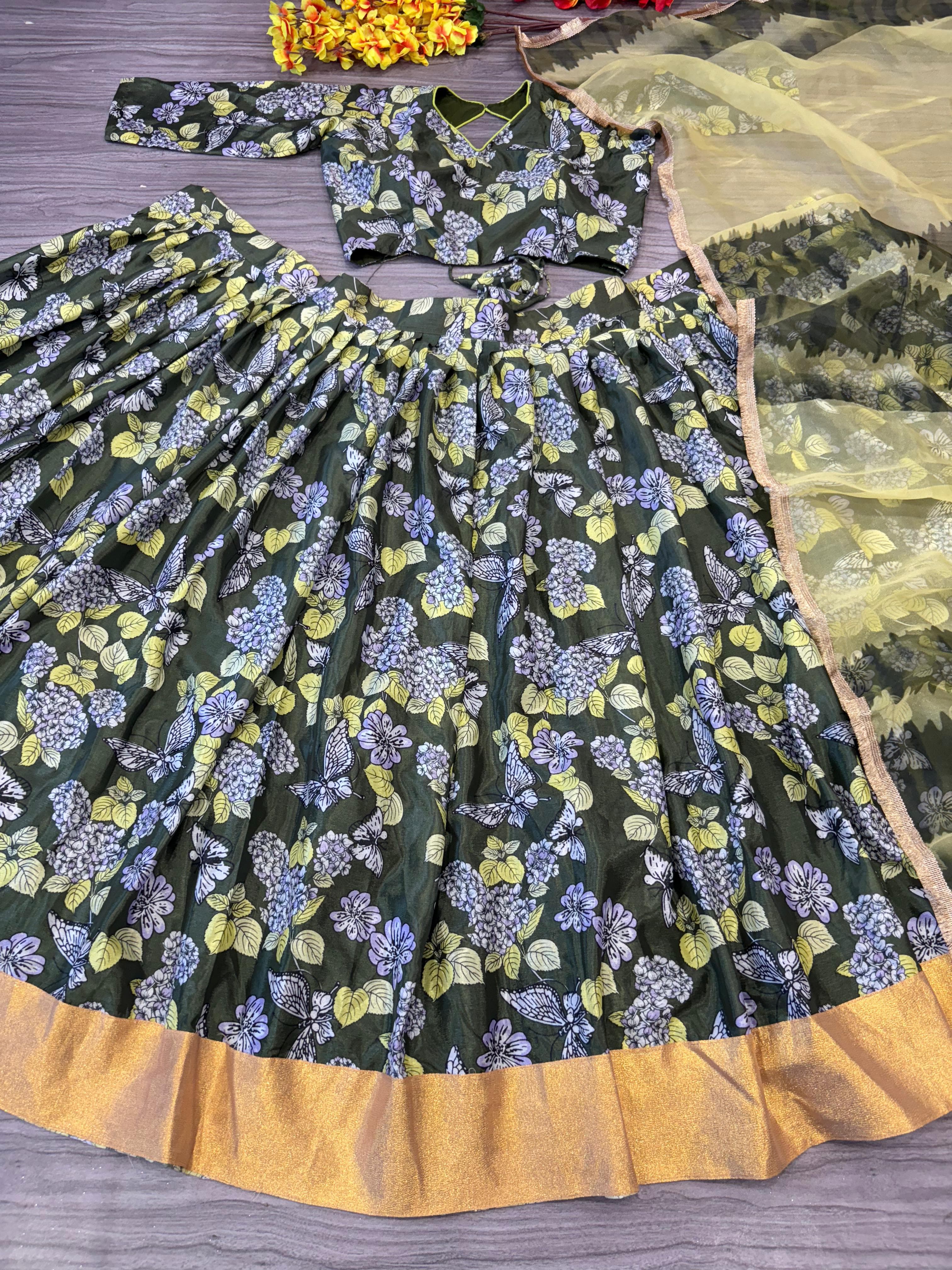 FLORAL BEST SELLER LEHENGA