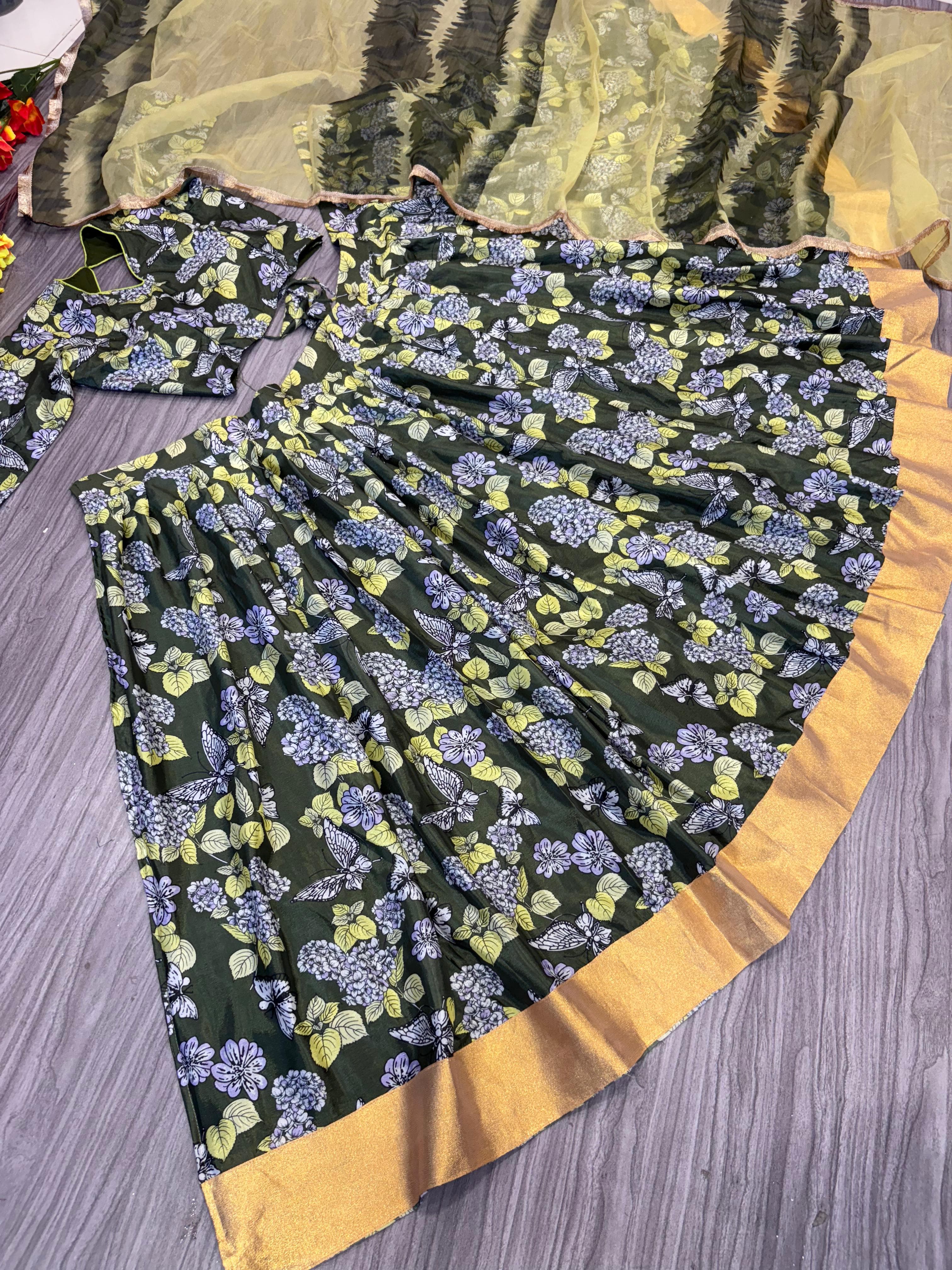 FLORAL BEST SELLER LEHENGA