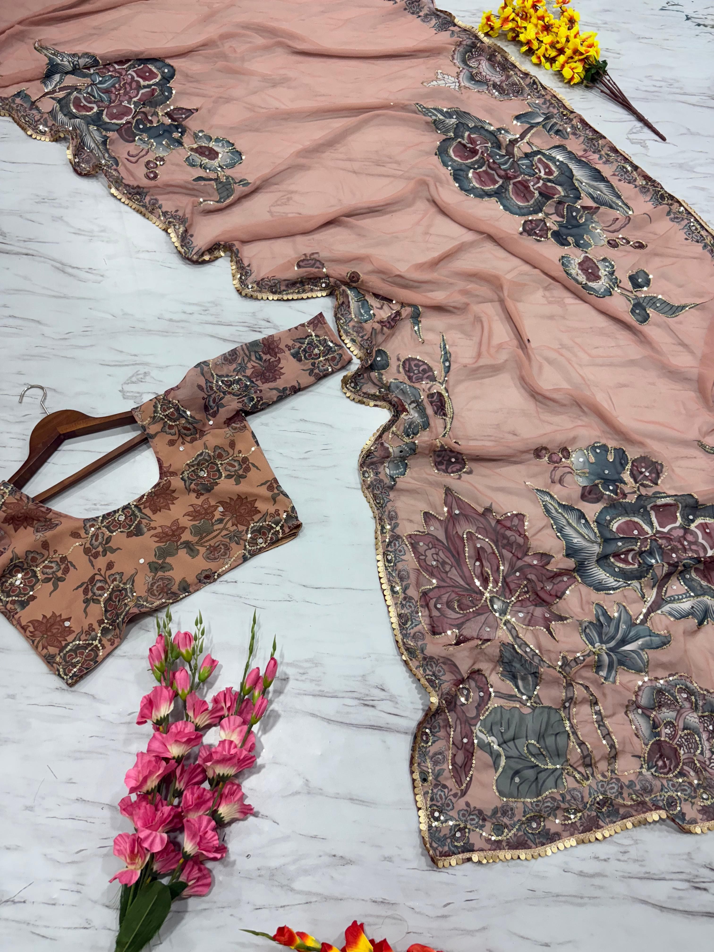 HANDWORK SAREE