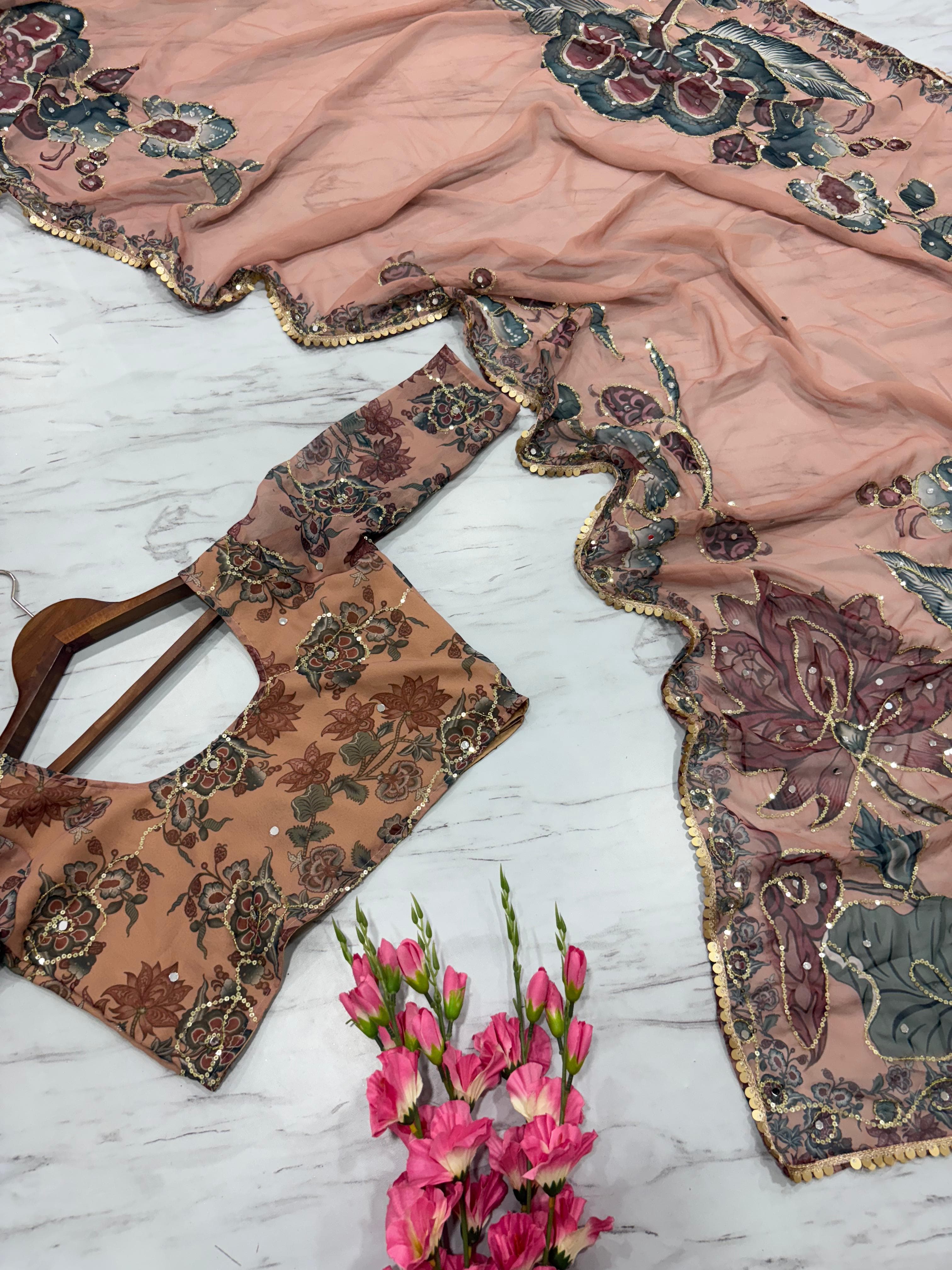 HANDWORK SAREE