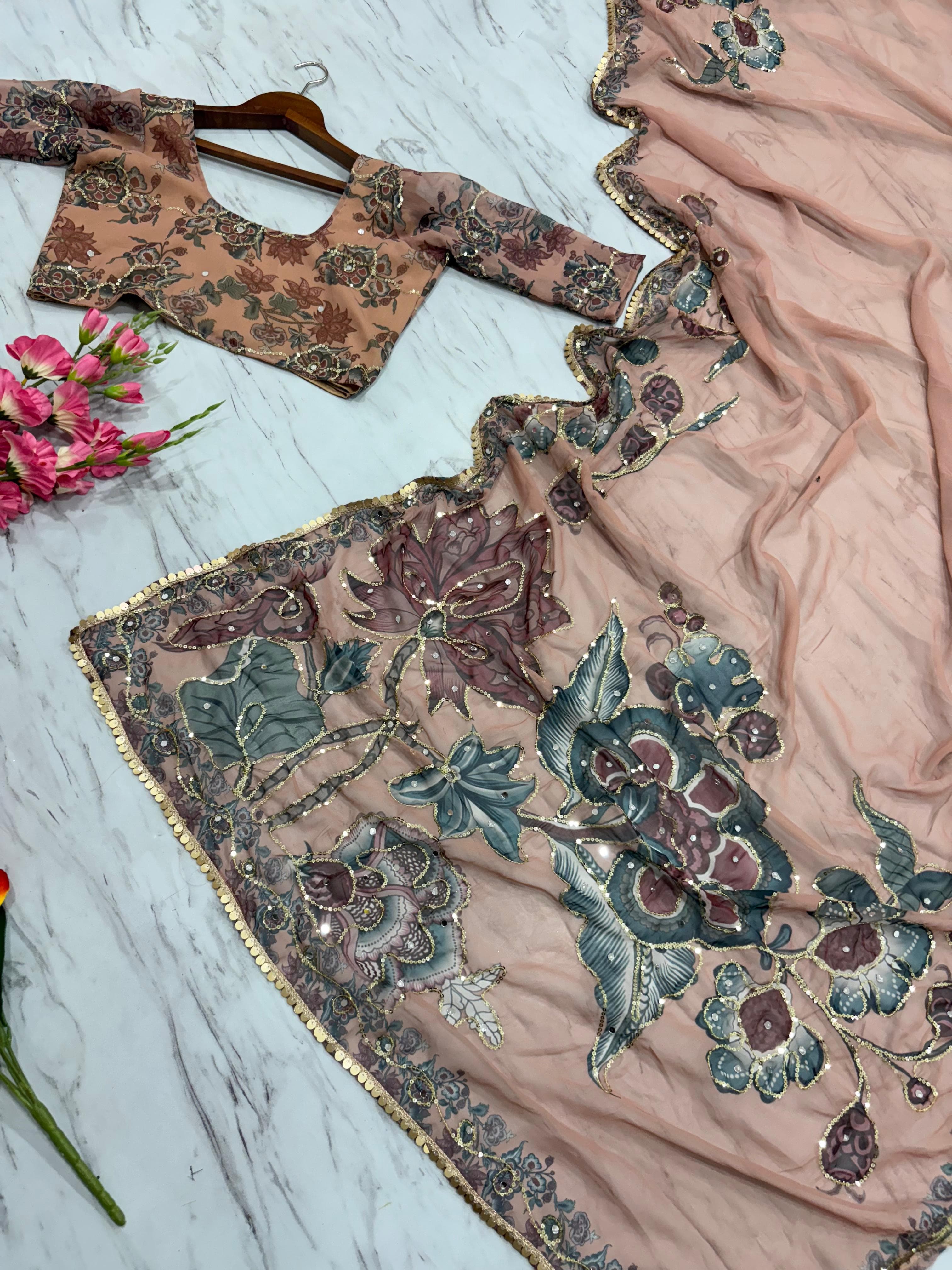 HANDWORK SAREE