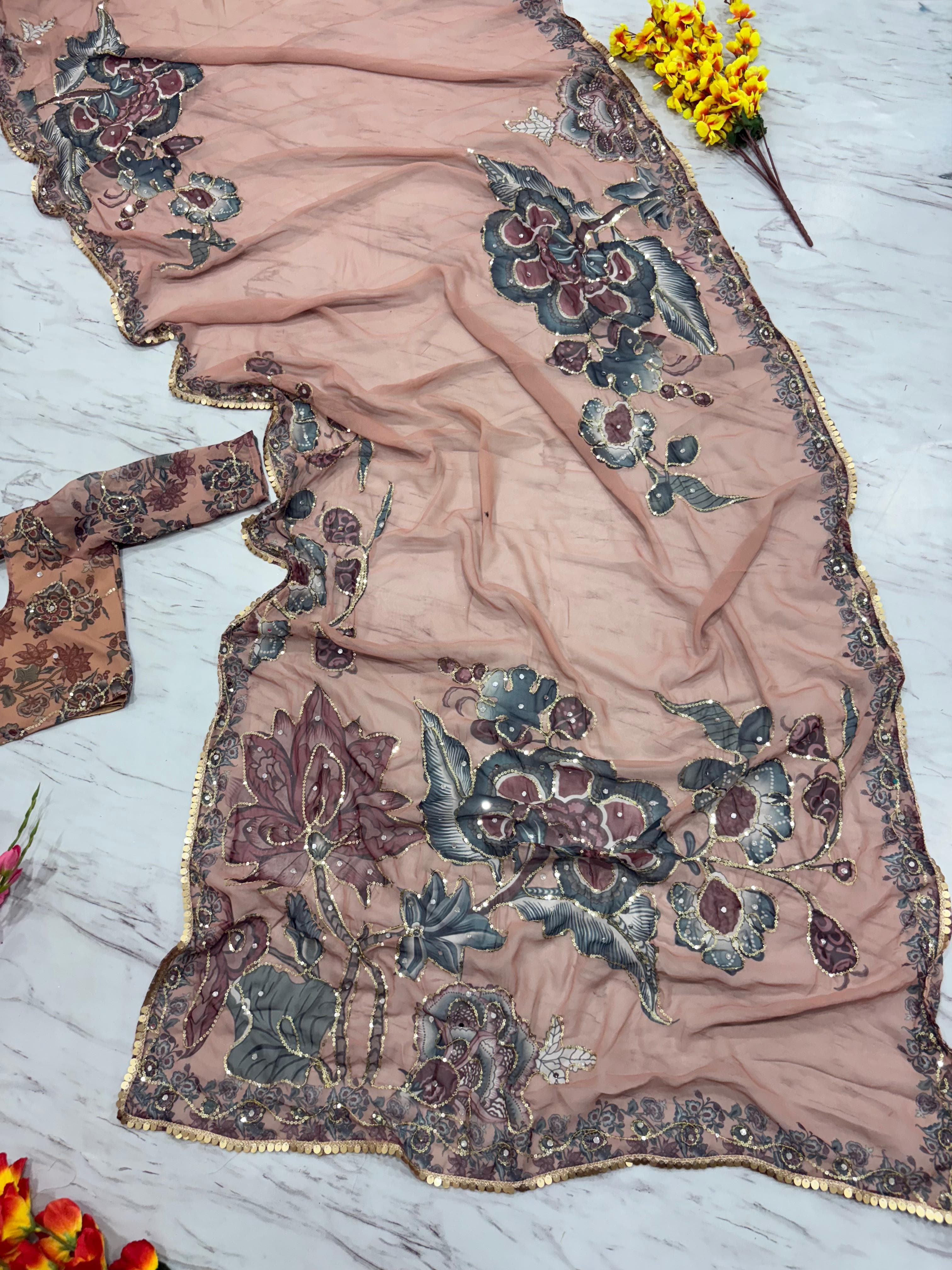 HANDWORK SAREE