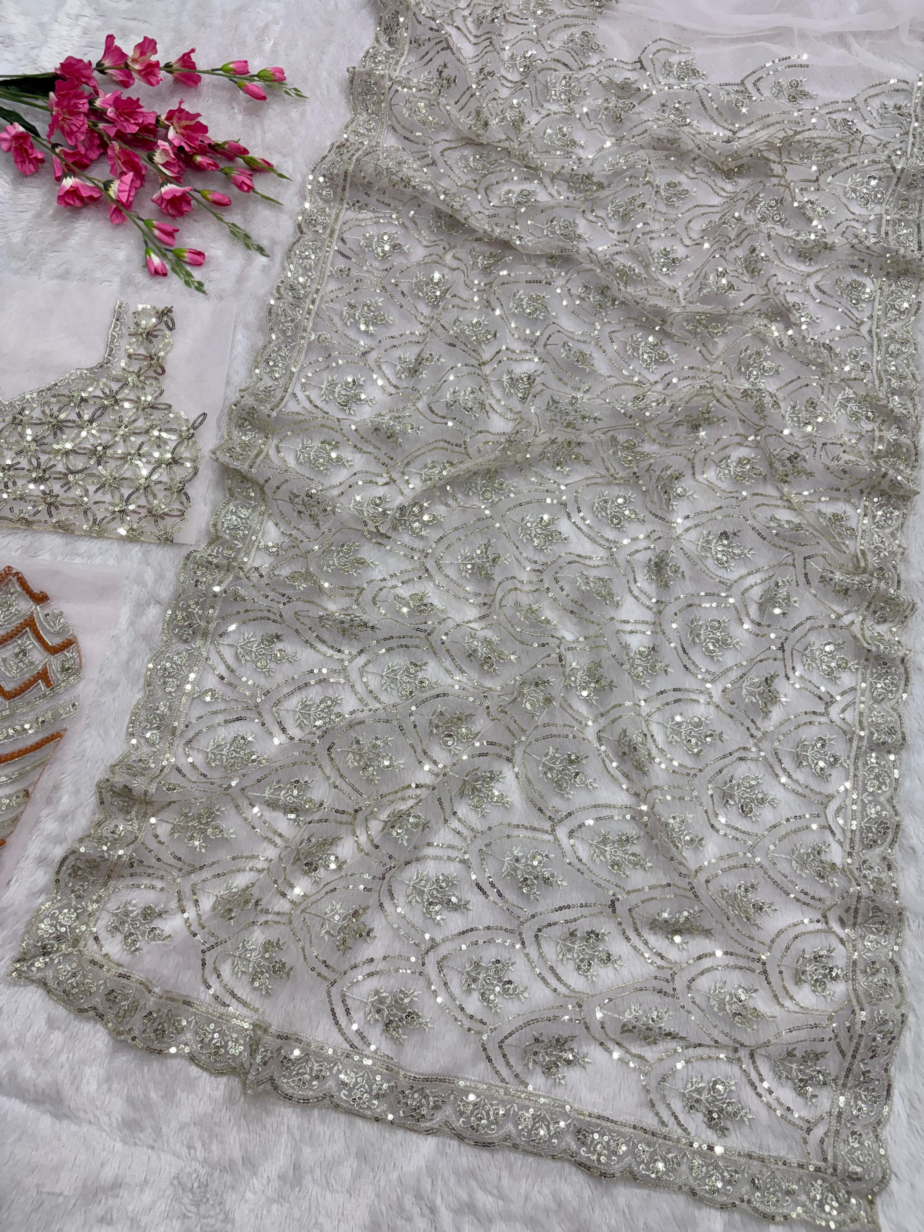 BEAUTIFUL SEQUINS SAREE