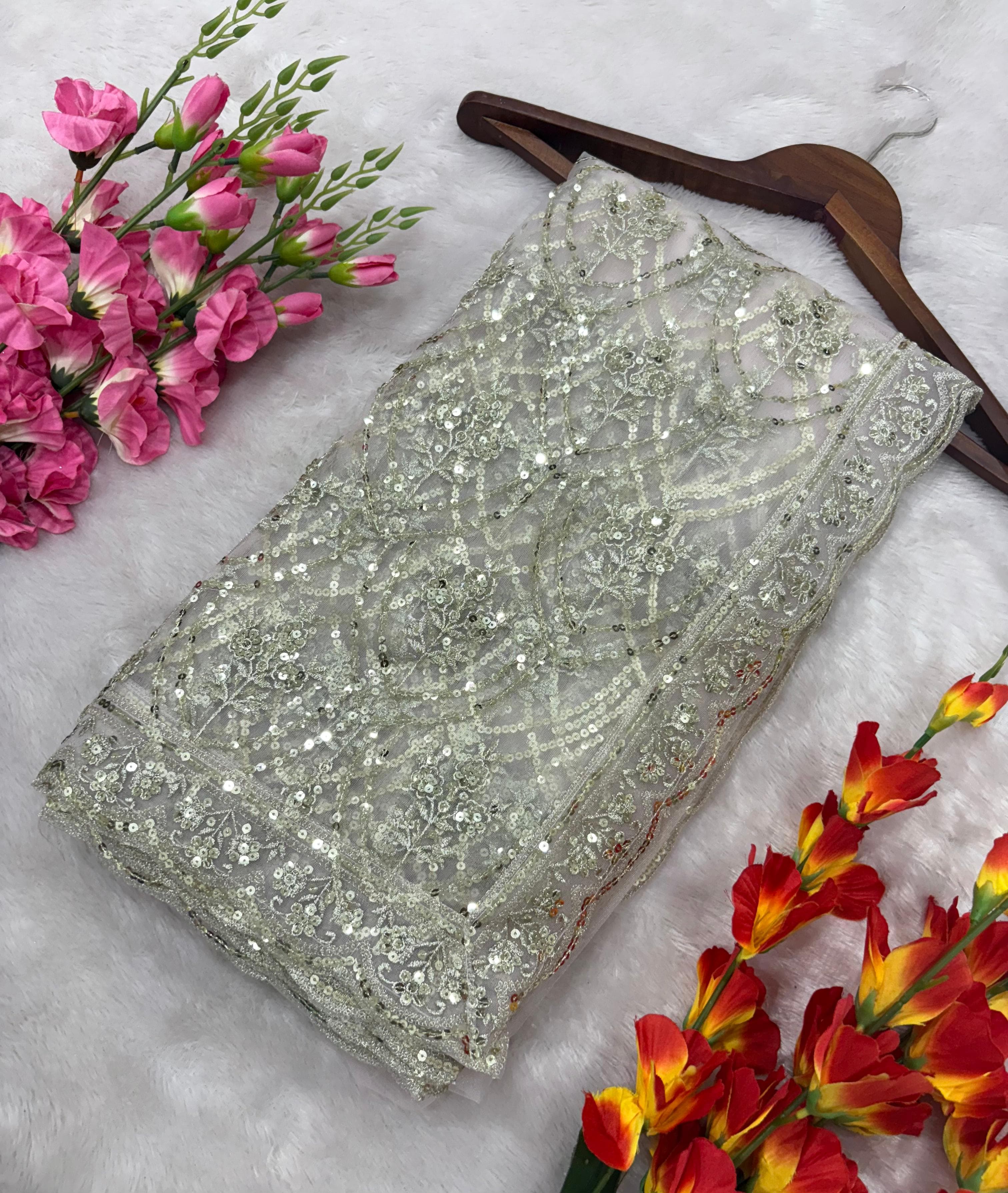 BEAUTIFUL SEQUINS SAREE