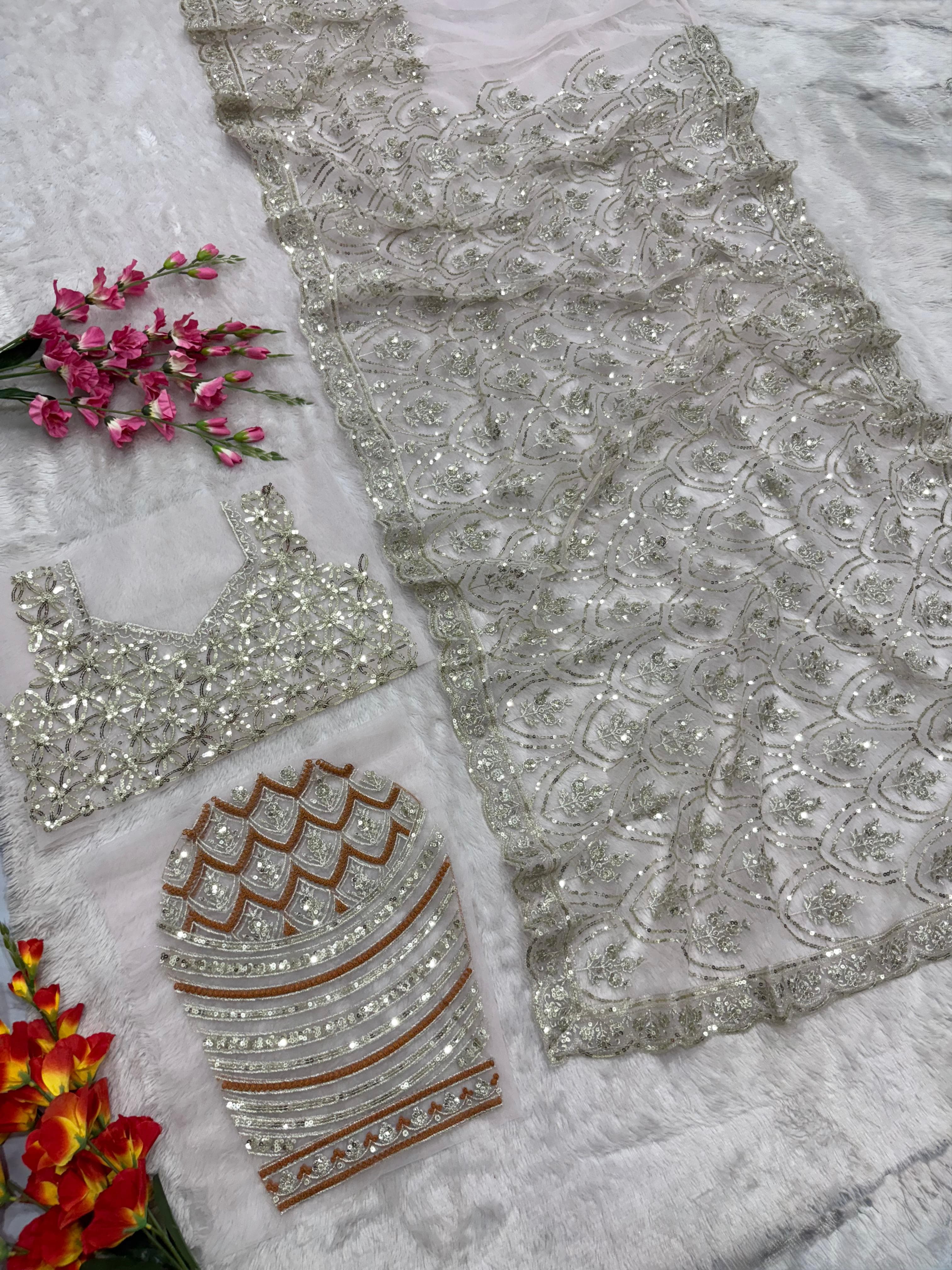BEAUTIFUL SEQUINS SAREE