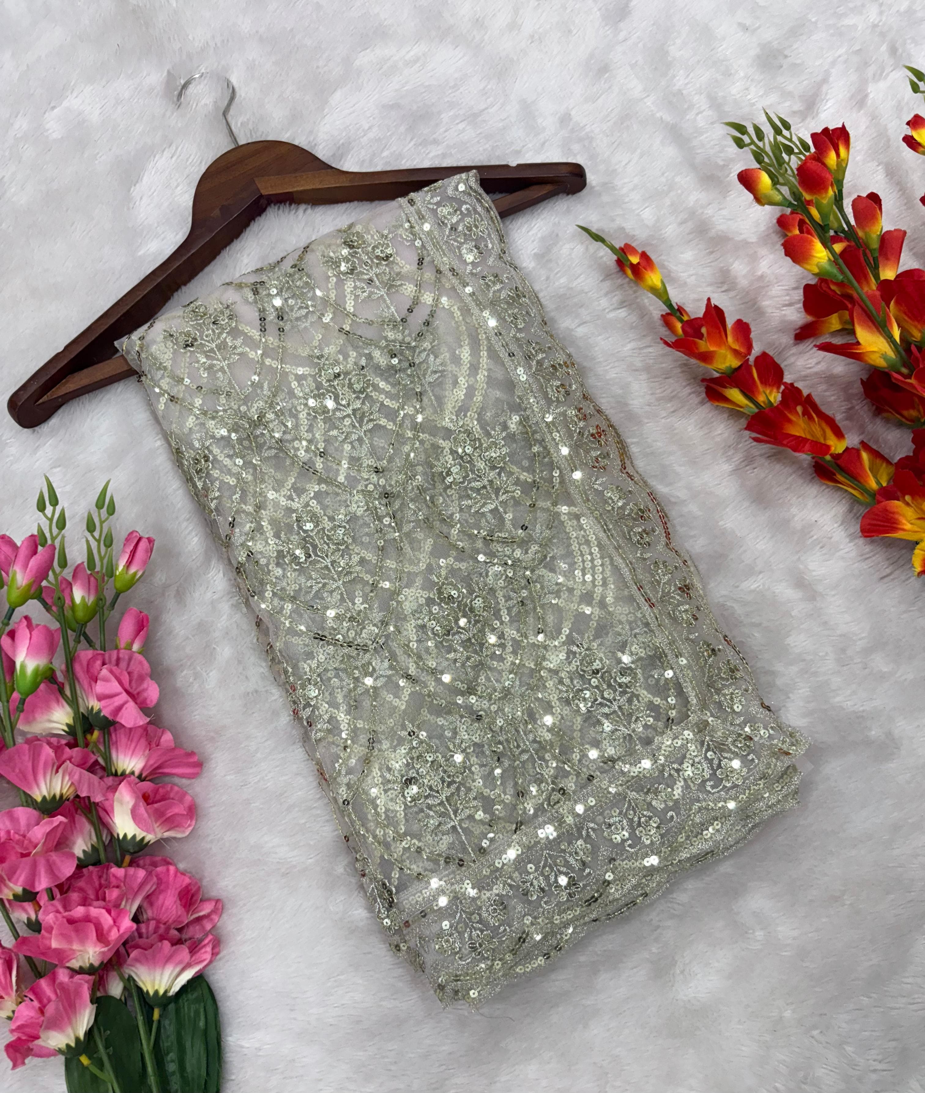 BEAUTIFUL SEQUINS SAREE