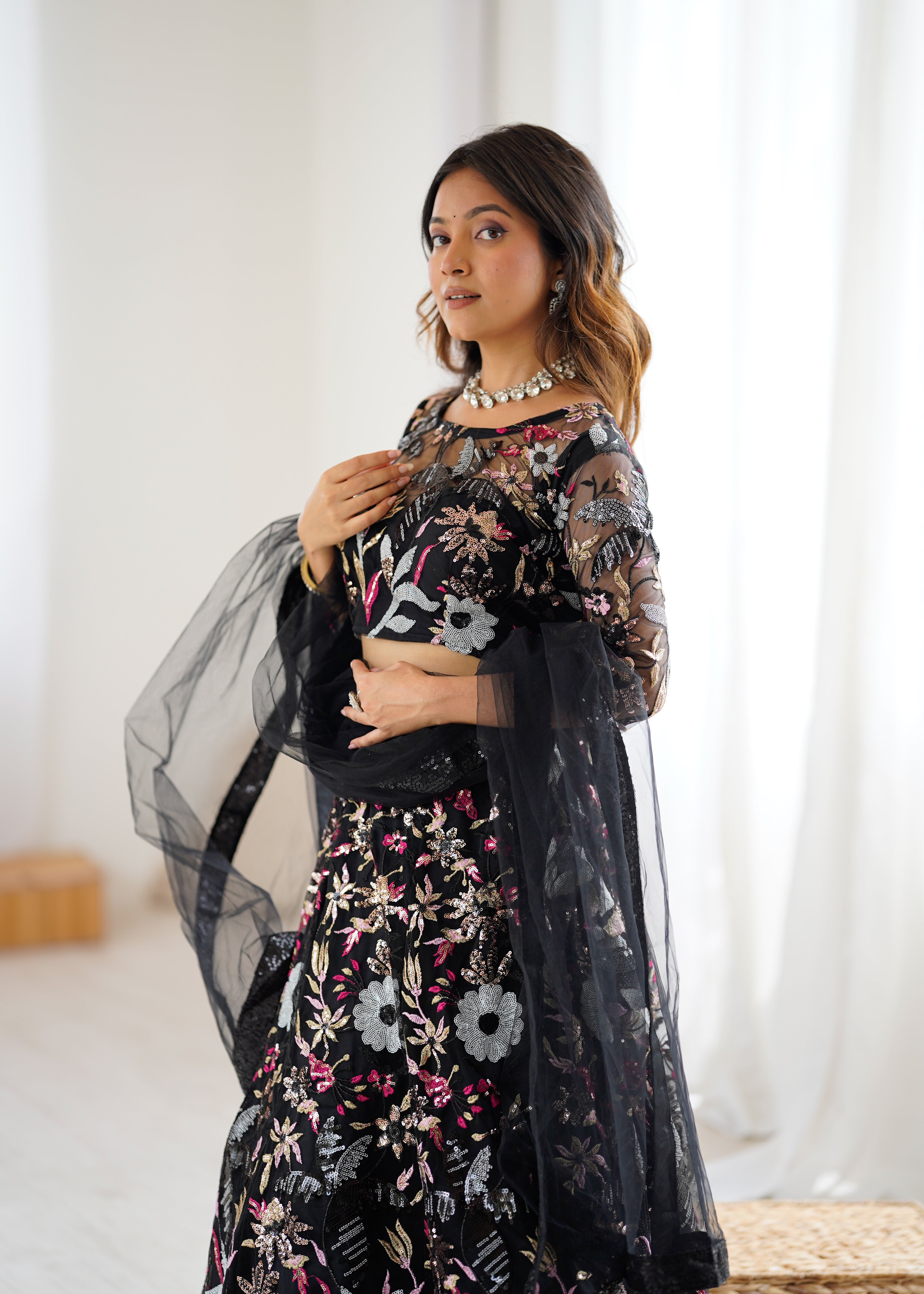 REAL MODELLING LEHENGA