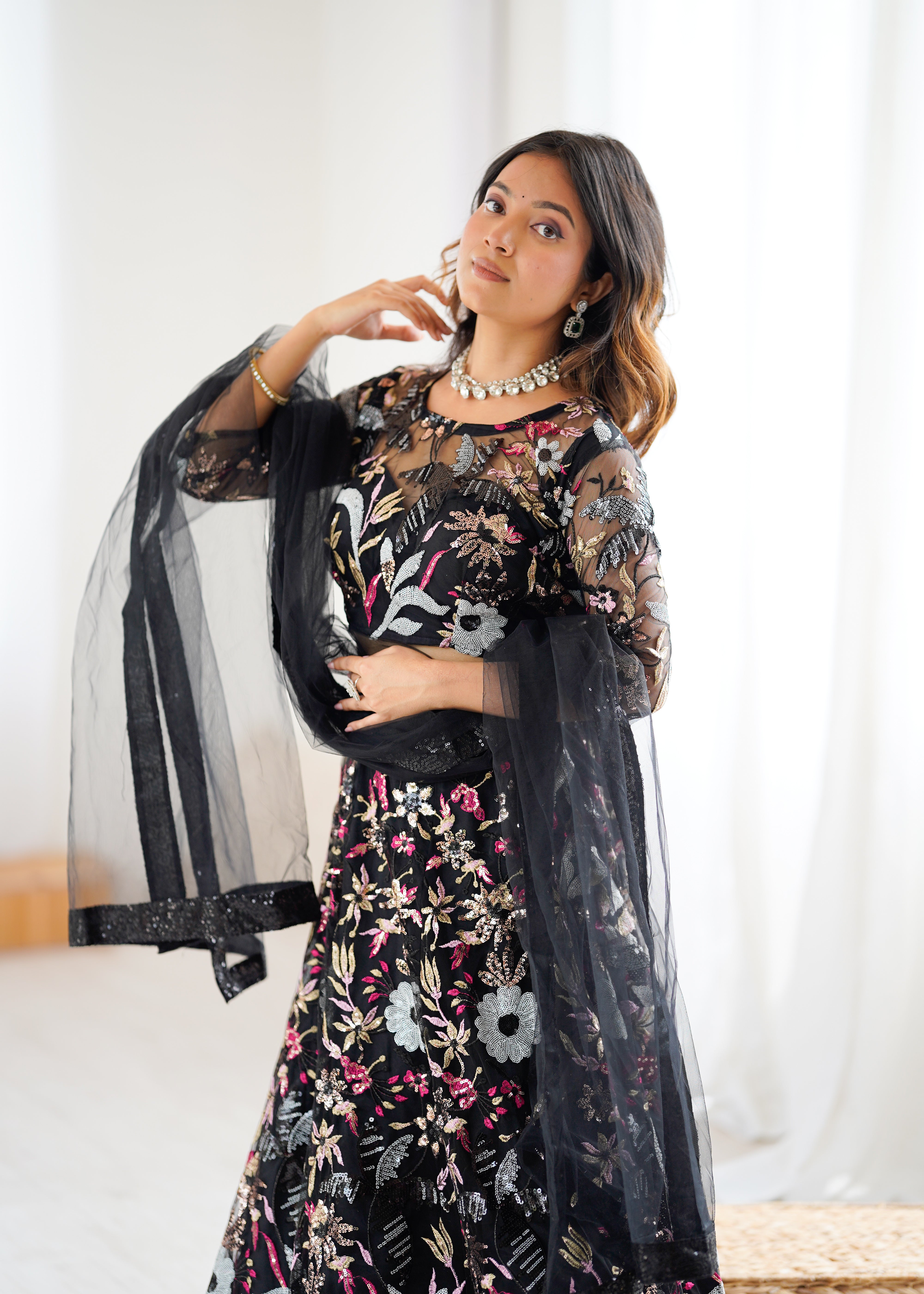 REAL MODELLING LEHENGA
