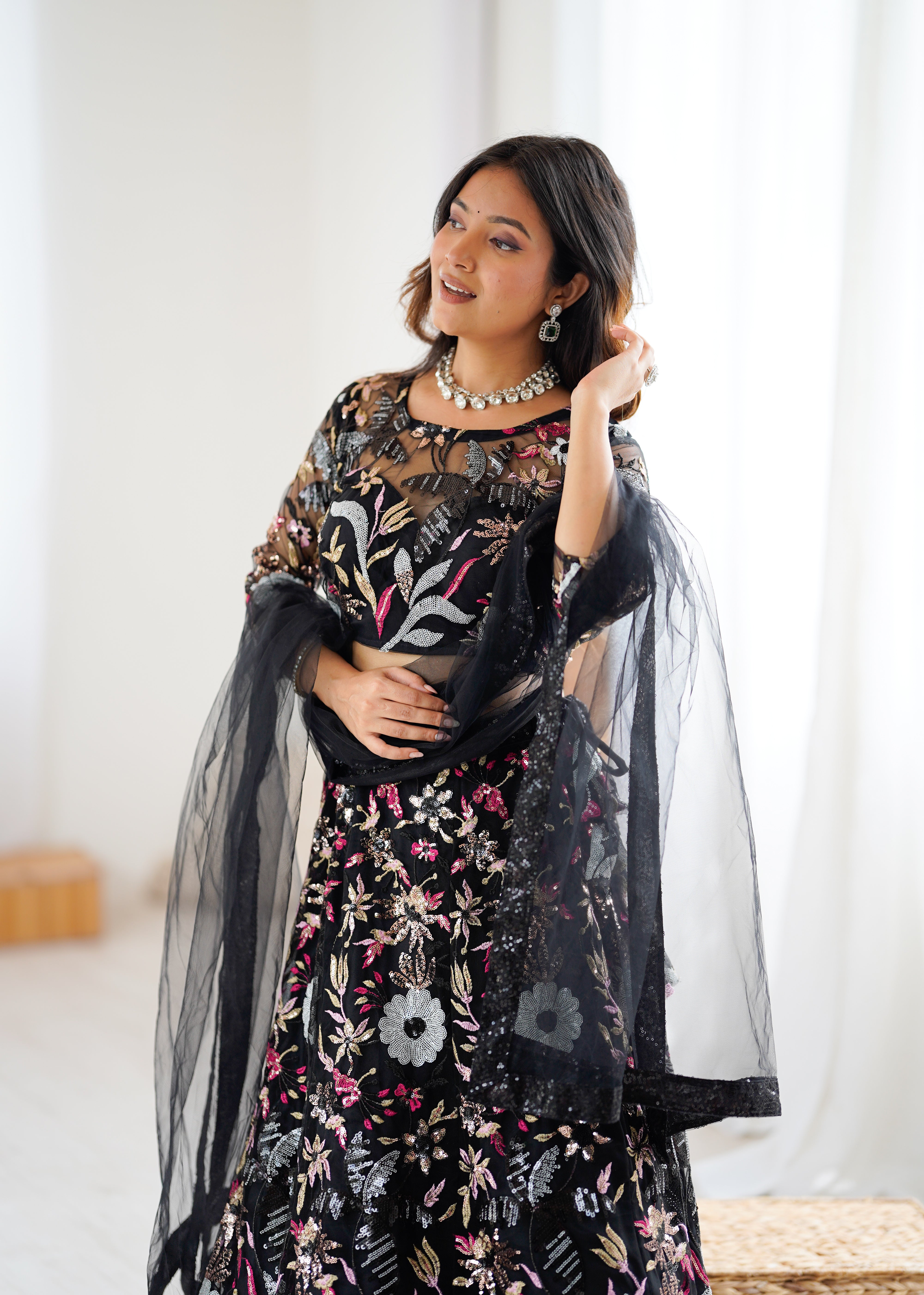 REAL MODELLING LEHENGA
