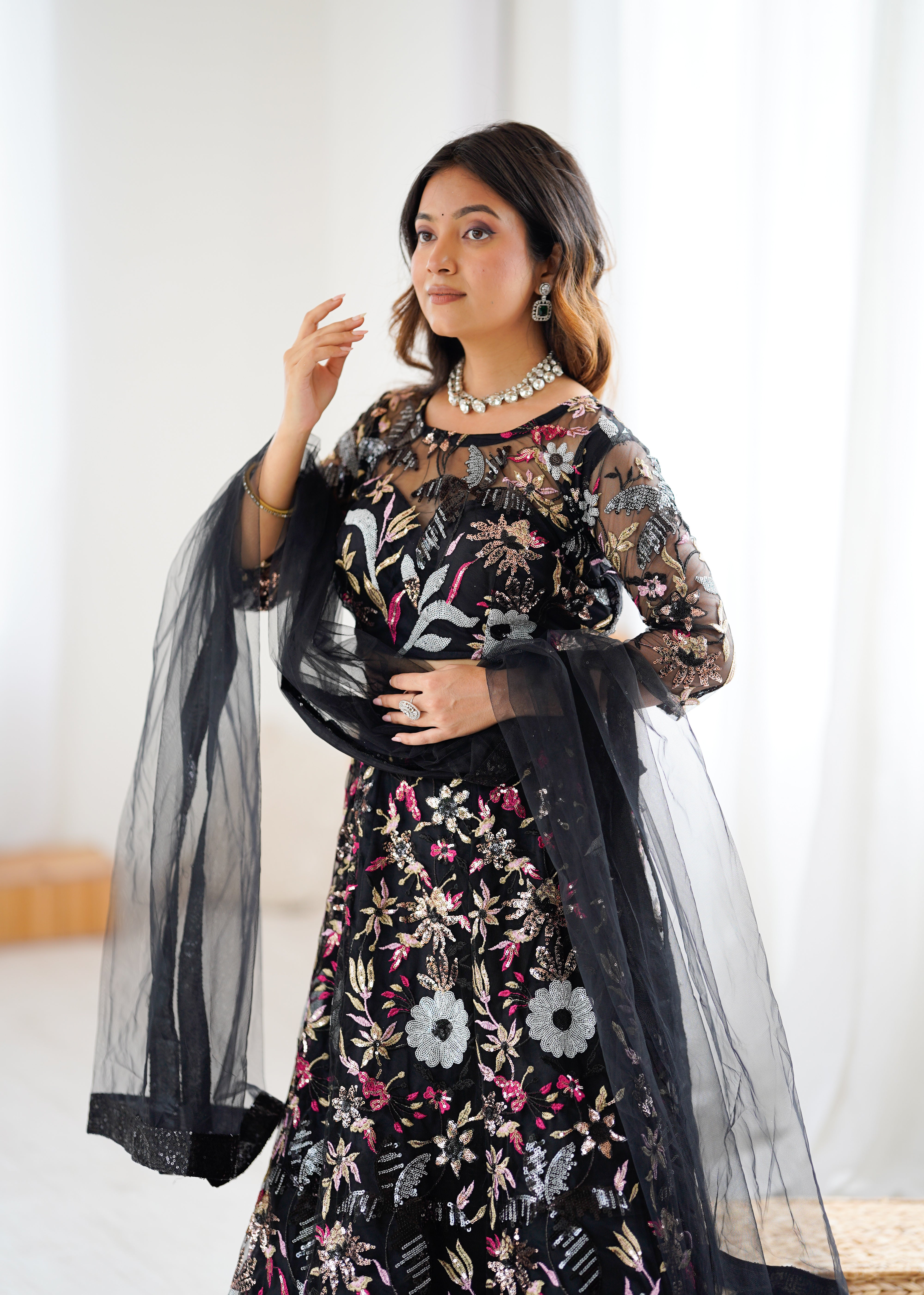 REAL MODELLING LEHENGA