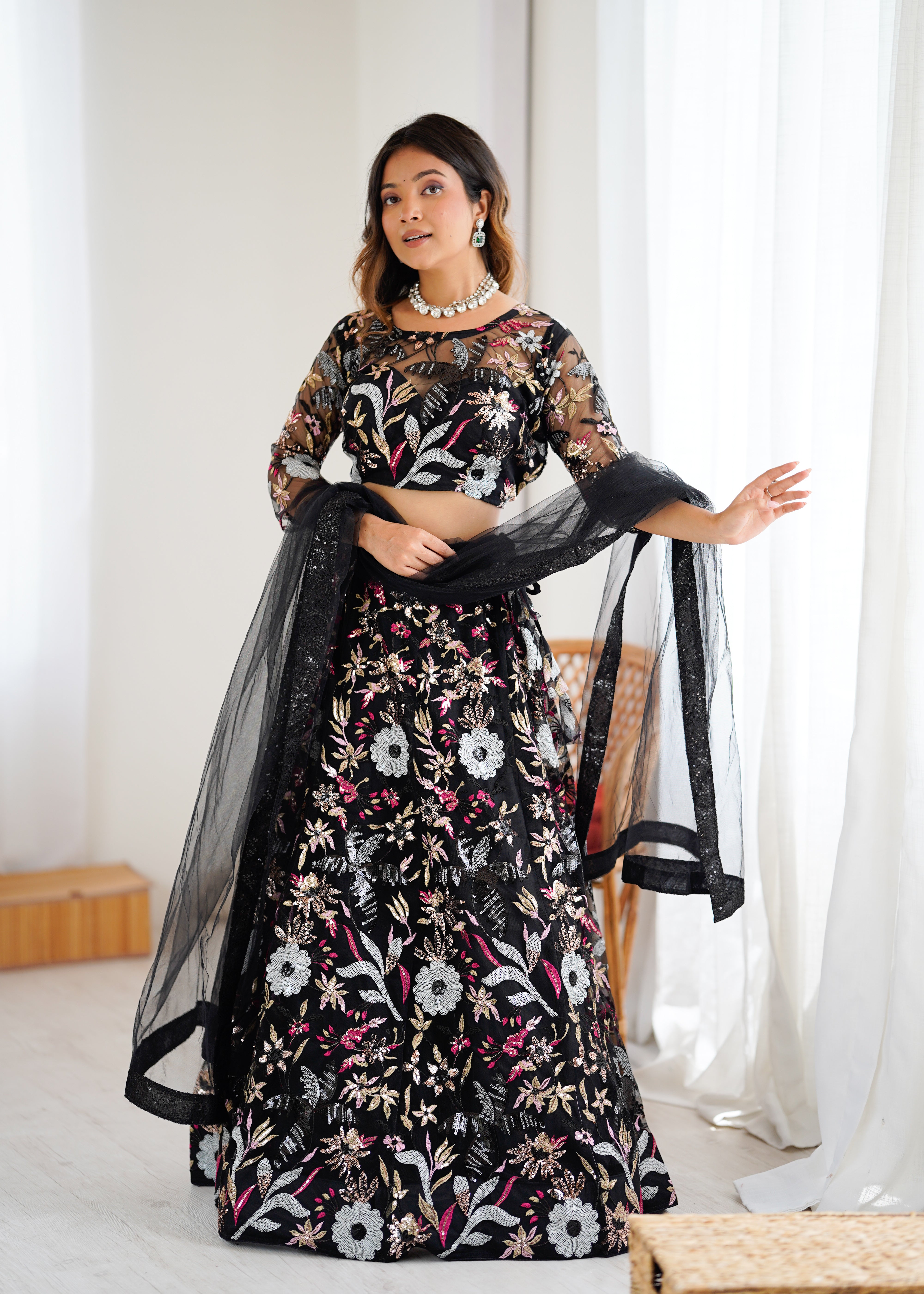 REAL MODELLING LEHENGA