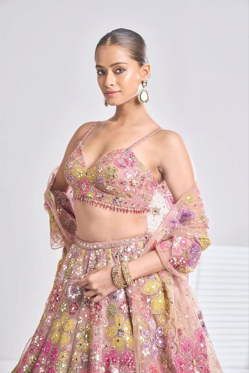 MULTICOLOUR LEHENGA CHOLI