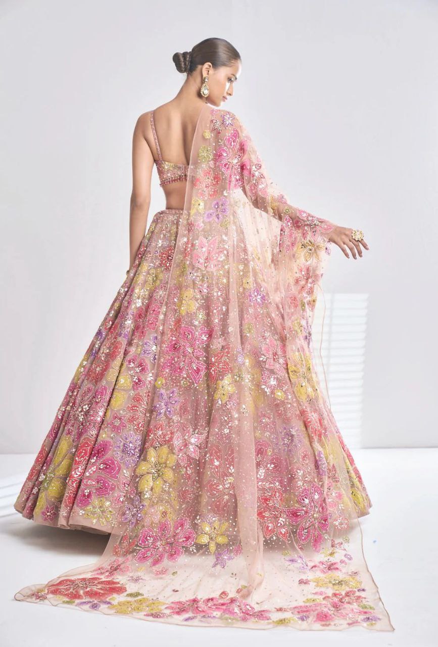 MULTICOLOUR LEHENGA CHOLI