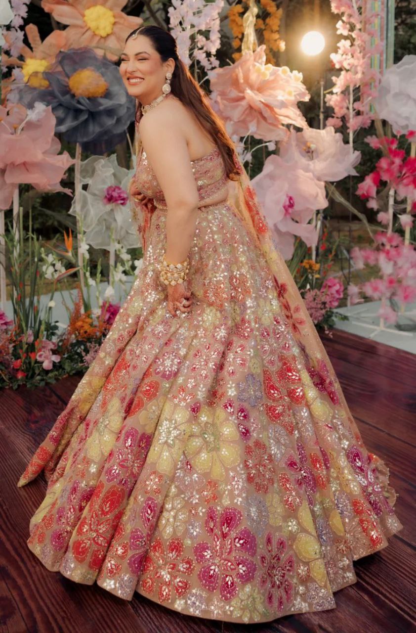MULTICOLOUR LEHENGA CHOLI