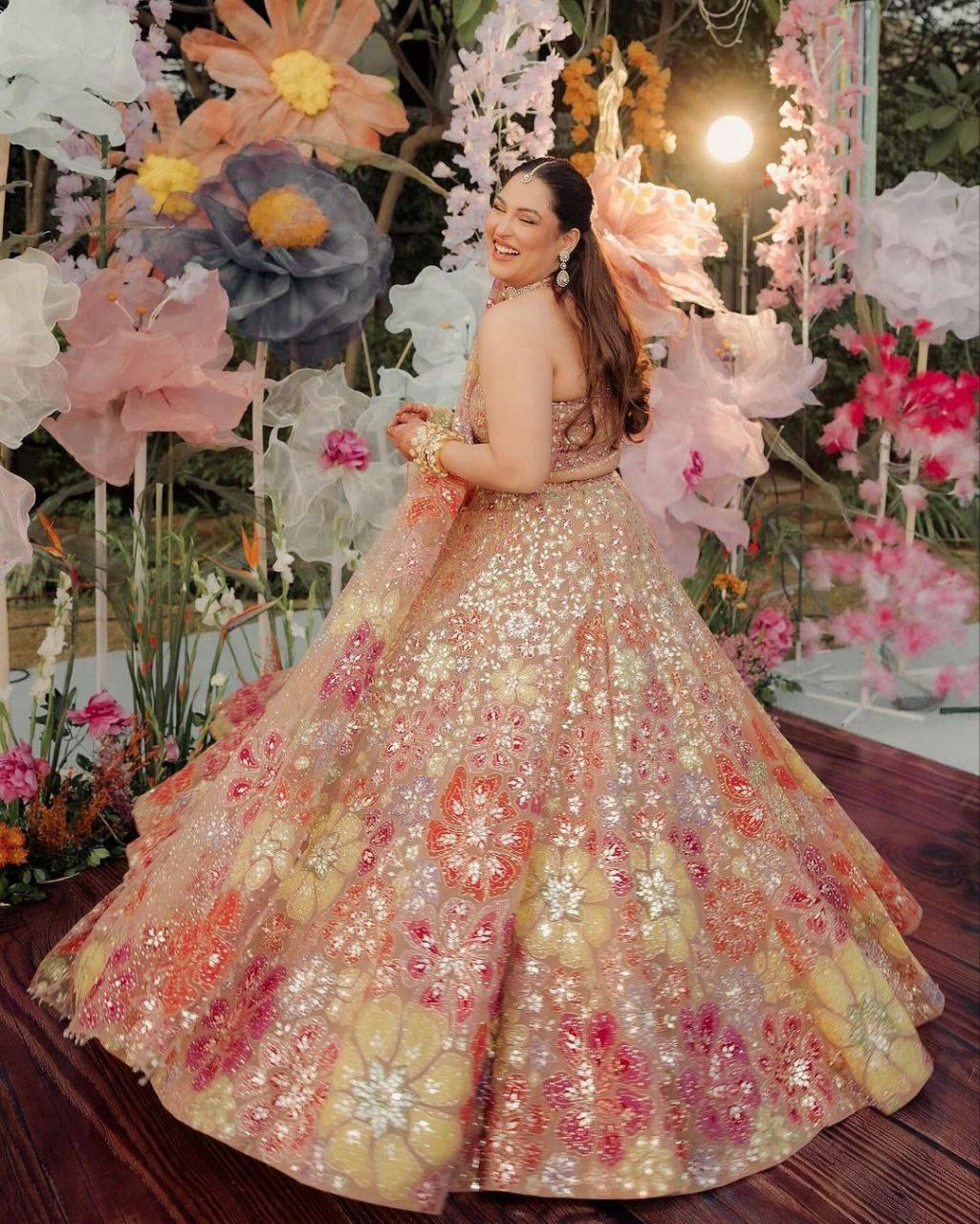 MULTICOLOUR LEHENGA CHOLI