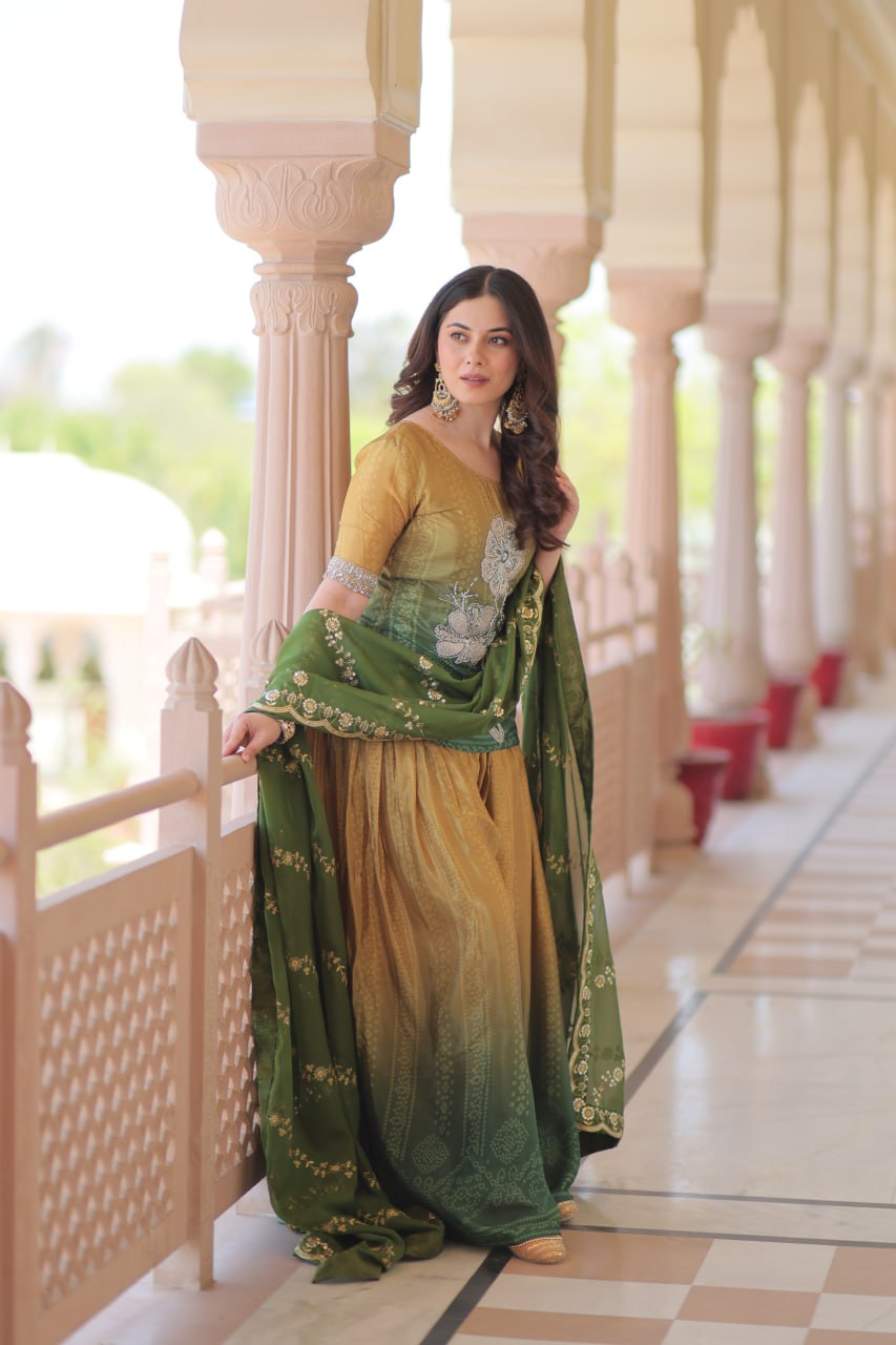 PREMIUM SHARARA TOP DRESS