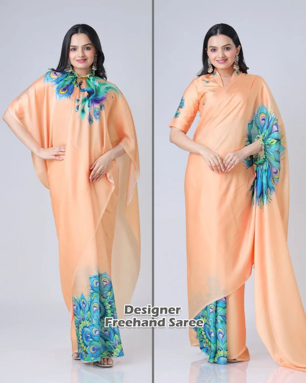 2 STYLE READY TO WEAR SAREE C