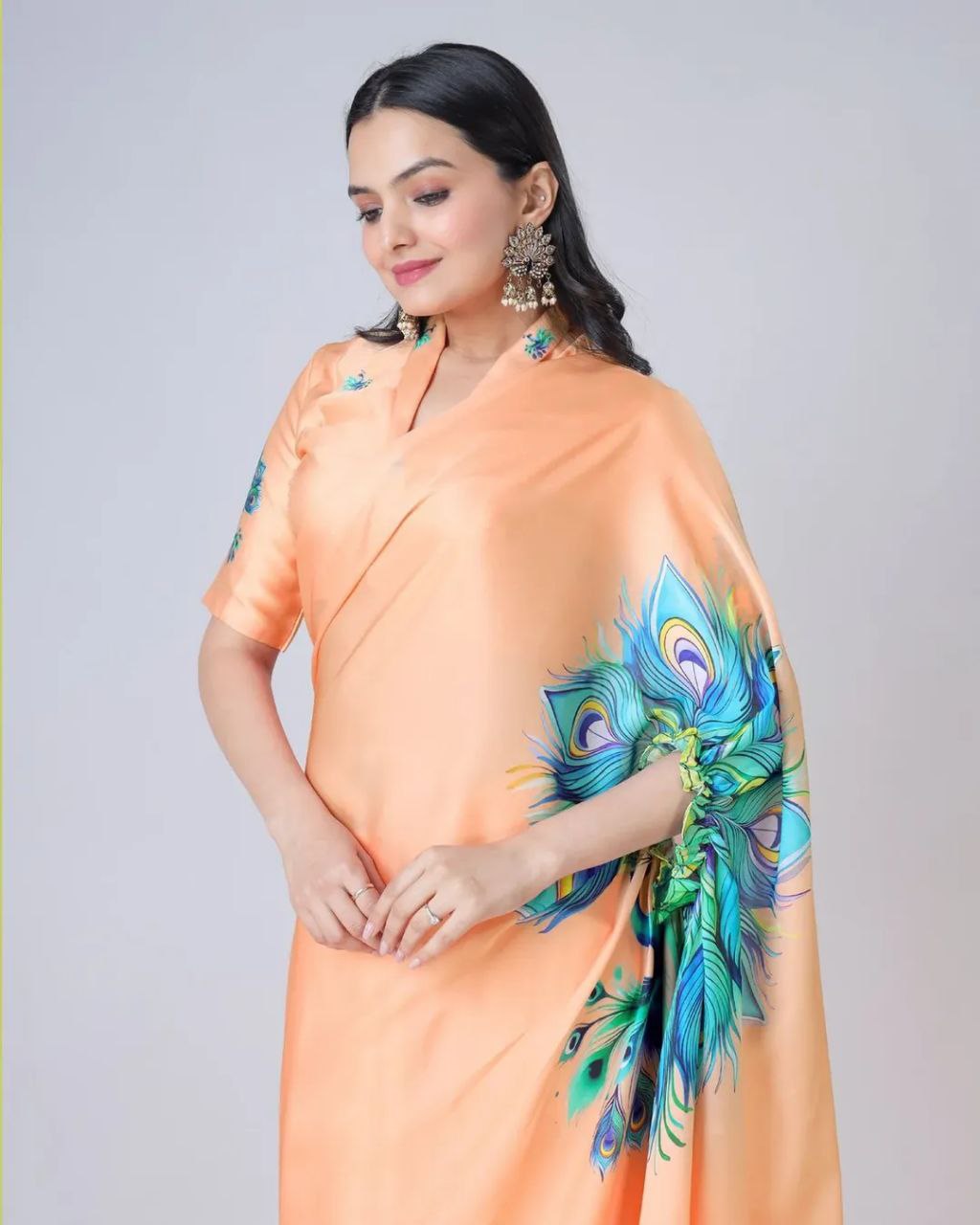 2 STYLE READY TO WEAR SAREE C