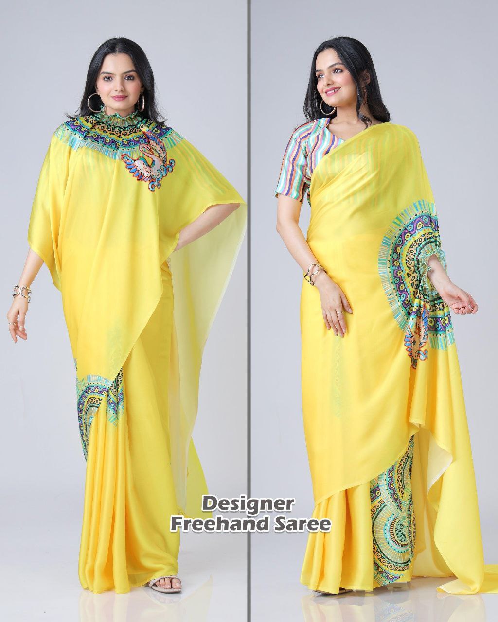2 STYLE READY TO WEAR SAREE D