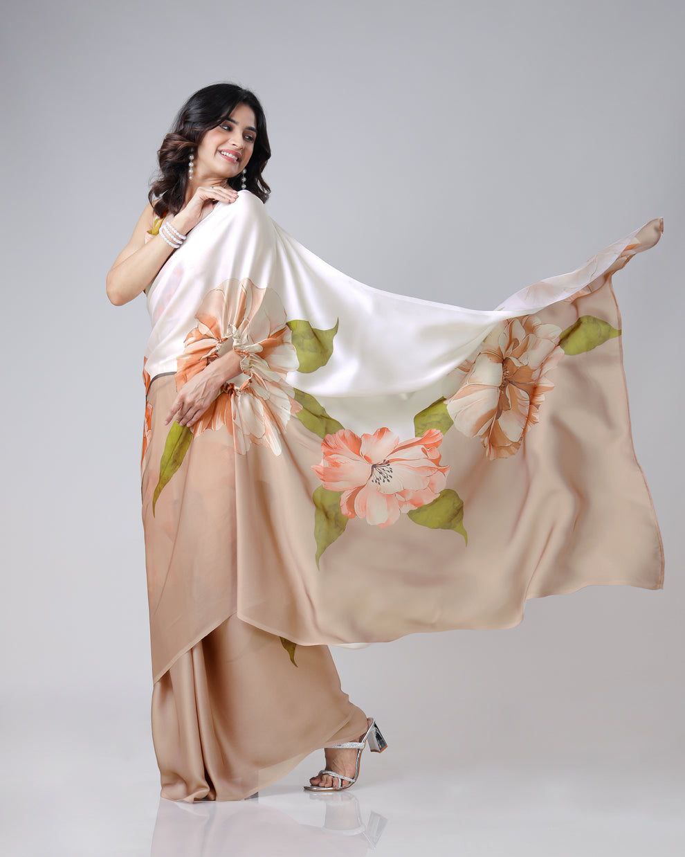 2 STYLE READY TO WEAR SAREE N