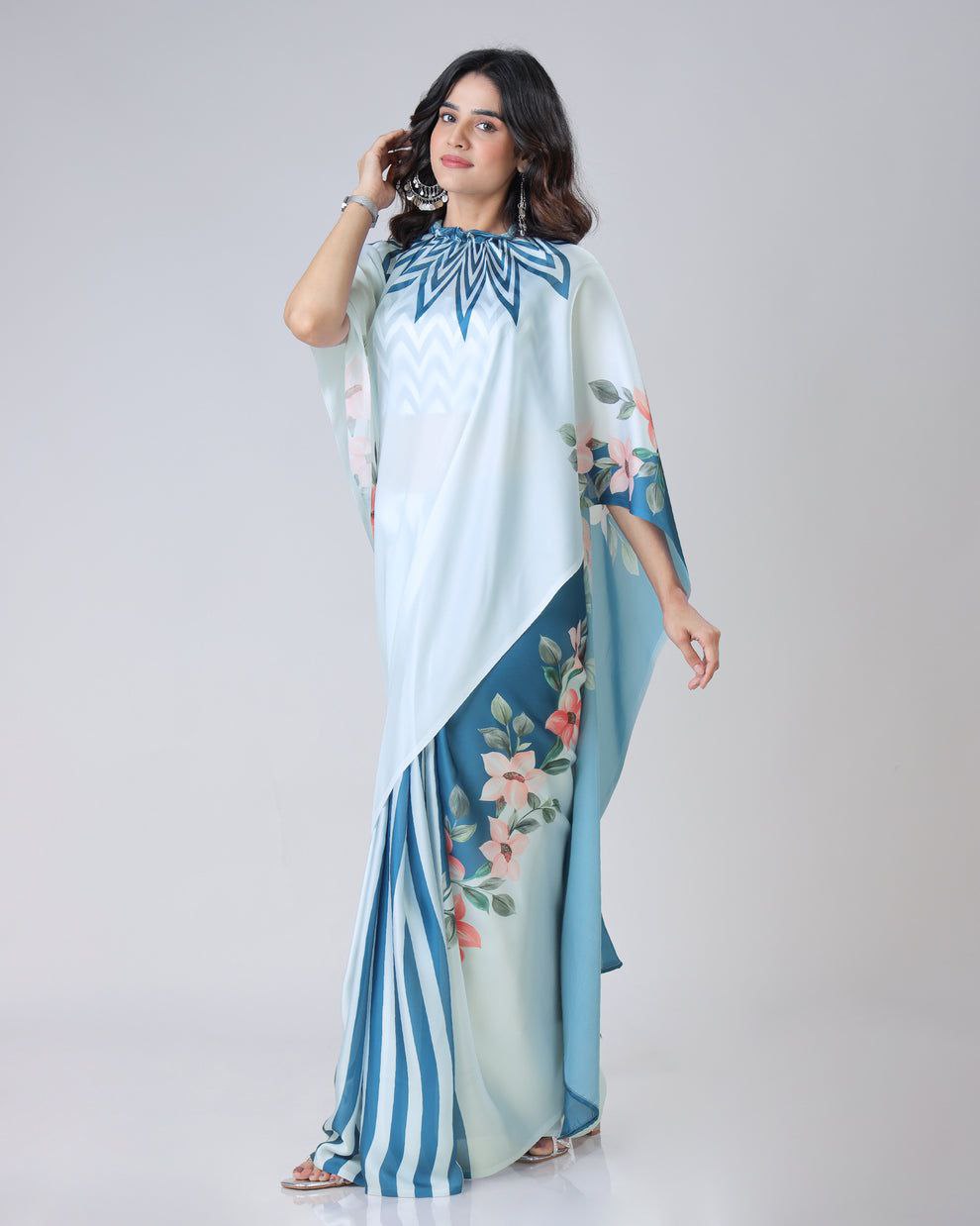 2 STYLE READY TO WEAR SAREE O
