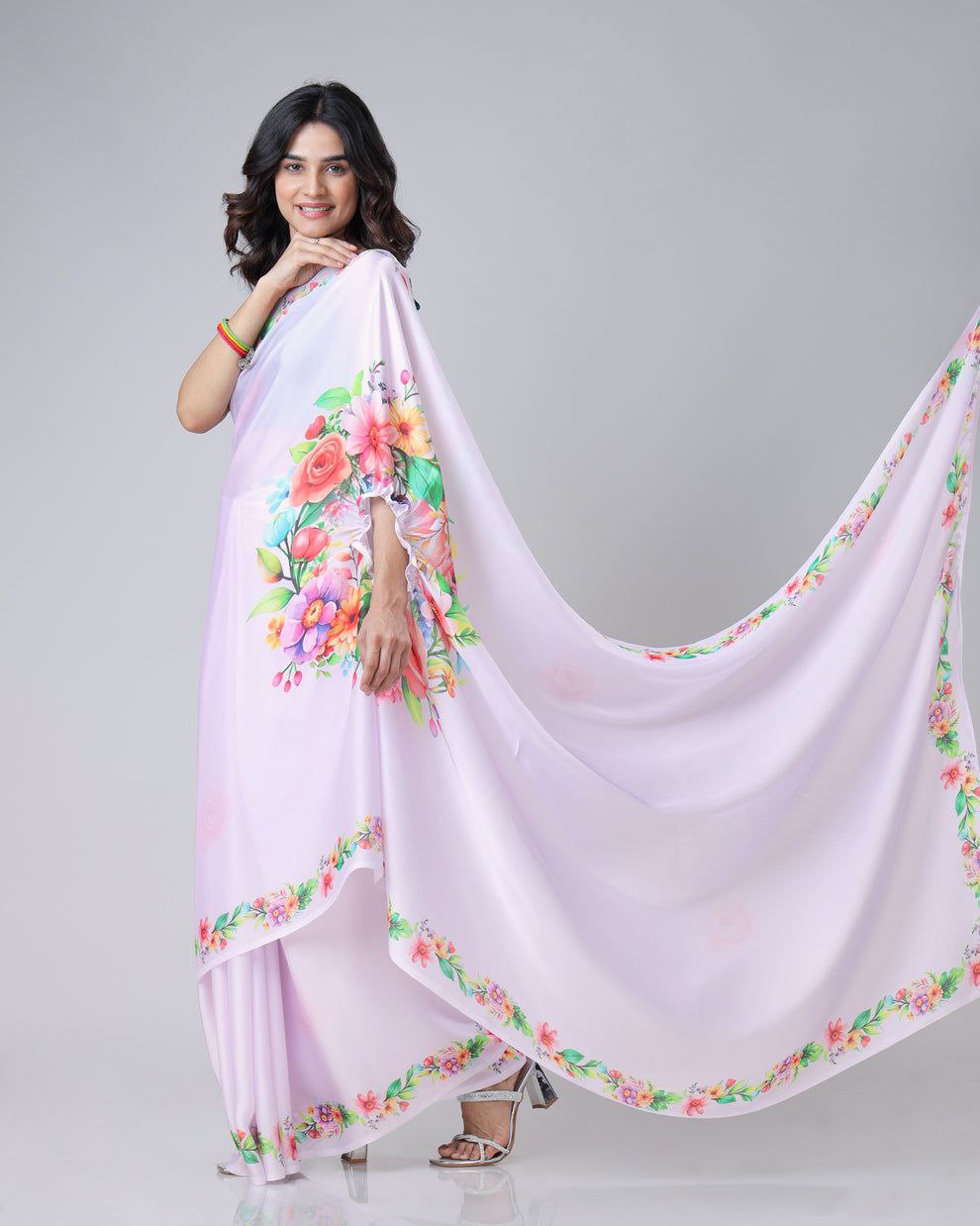 2 STYLE READY TO WEAR SAREE R