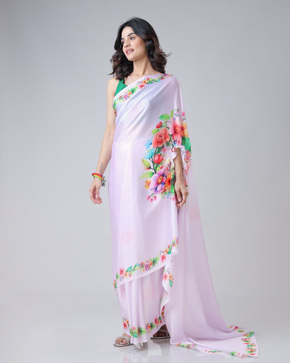 2 STYLE READY TO WEAR SAREE R