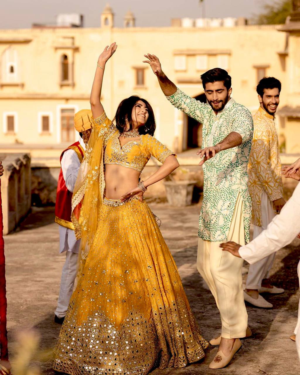 BEST HALDI LEHENGA