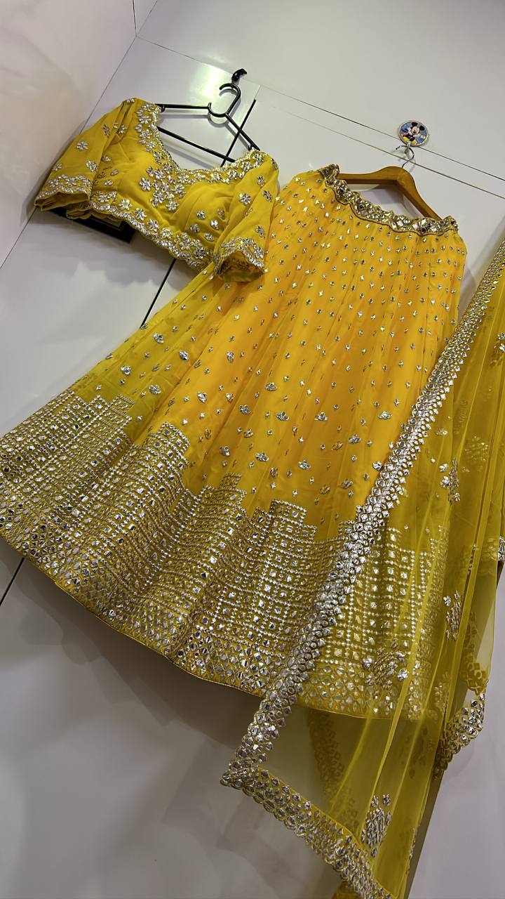 BEST HALDI LEHENGA