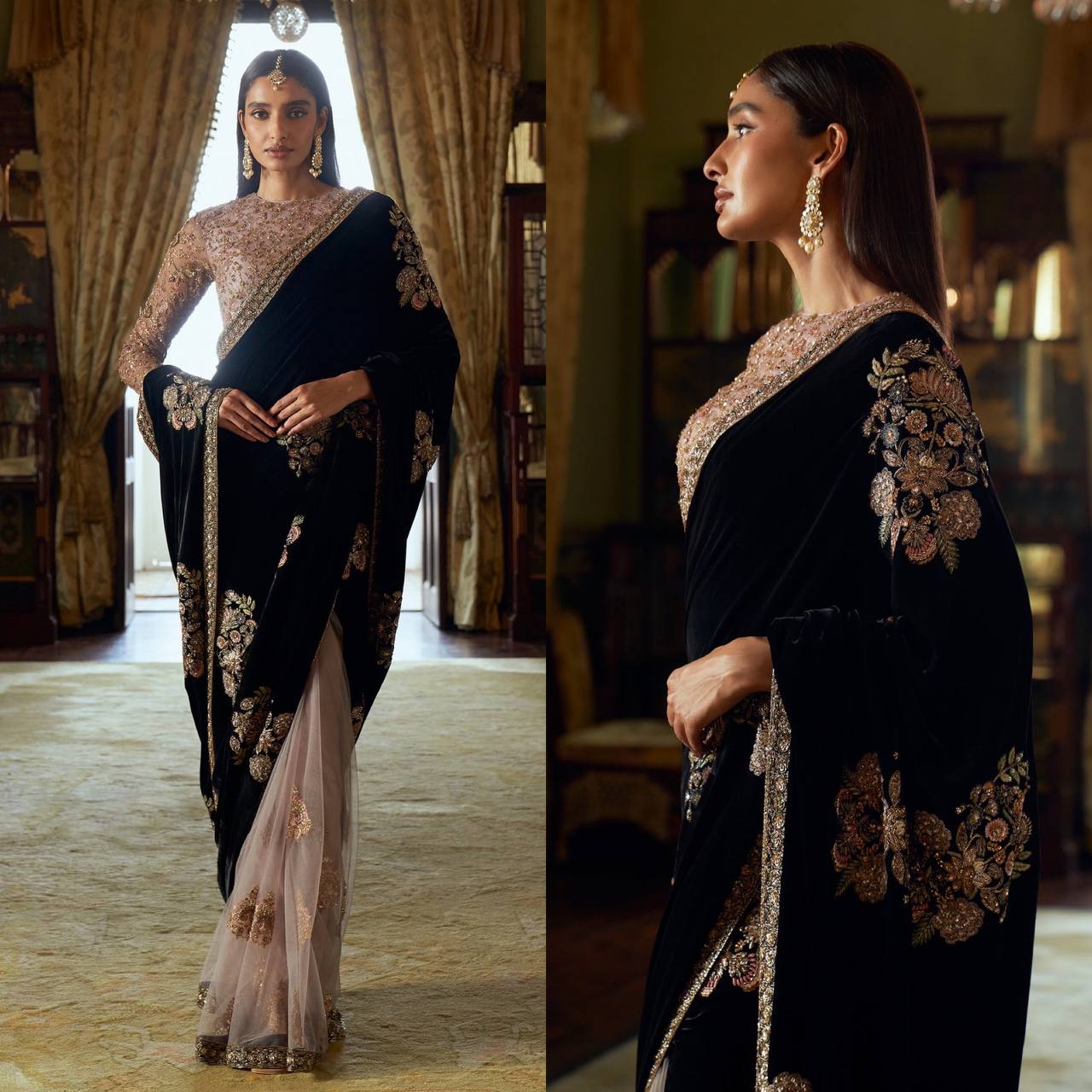 ROYAL VELVET SAREE