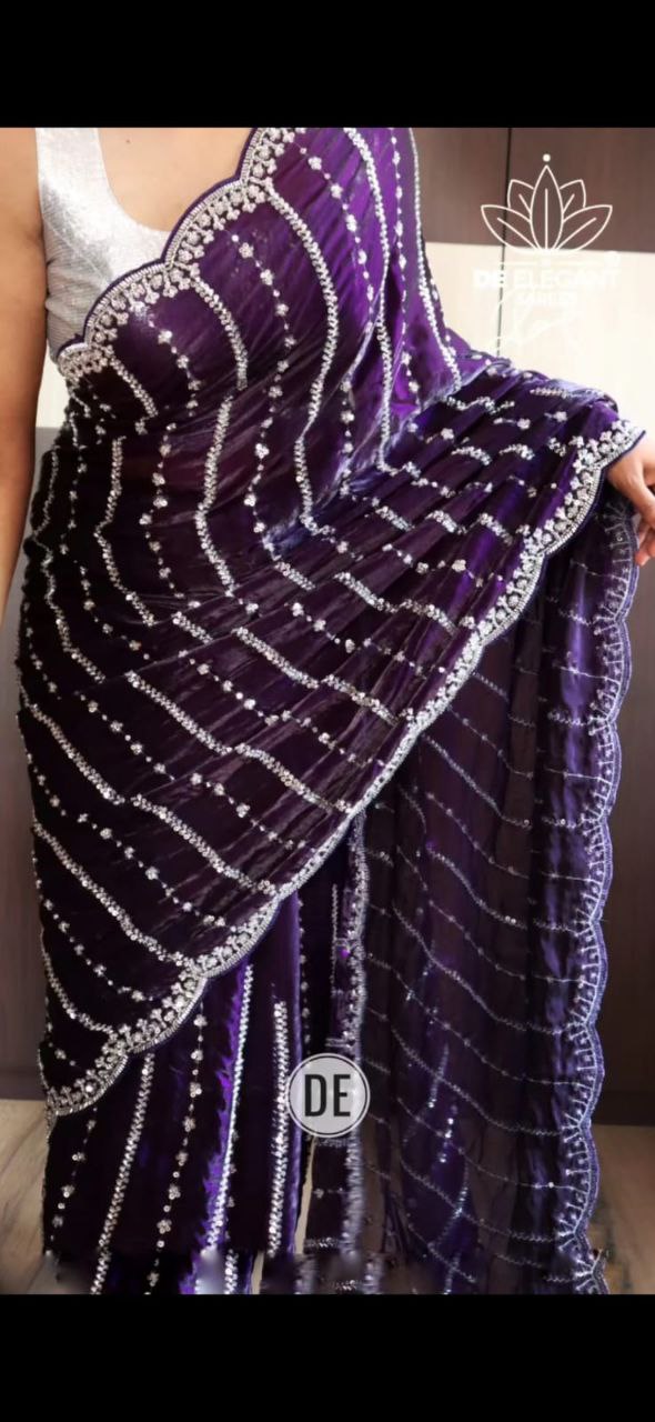 FULL HANDWORK SAREE FOR DIWALI