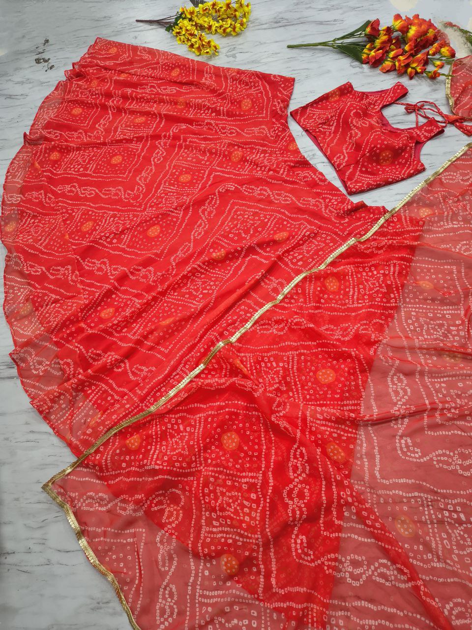 BANDHANI LEHENGAS