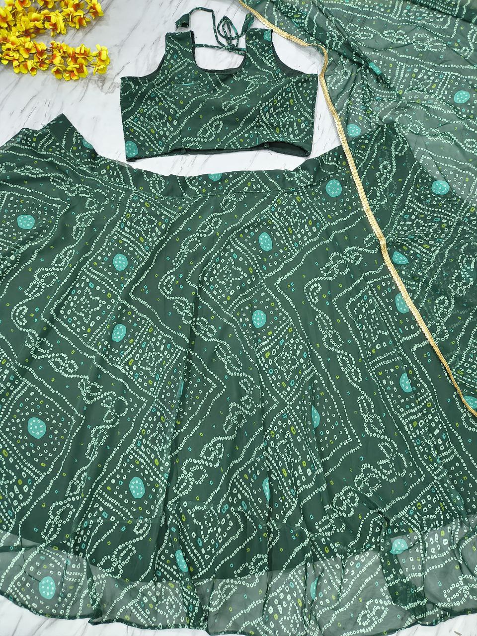 BANDHANI LEHENGAS