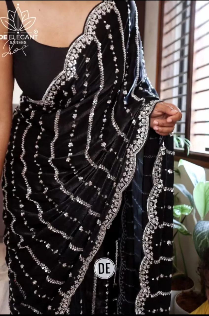 FULL HANDWORK SAREE FOR DIWALI
