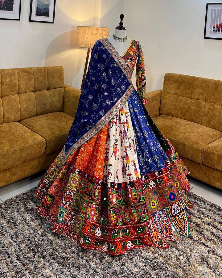 NAVRATRI MULTICOLOUR LEHENGA