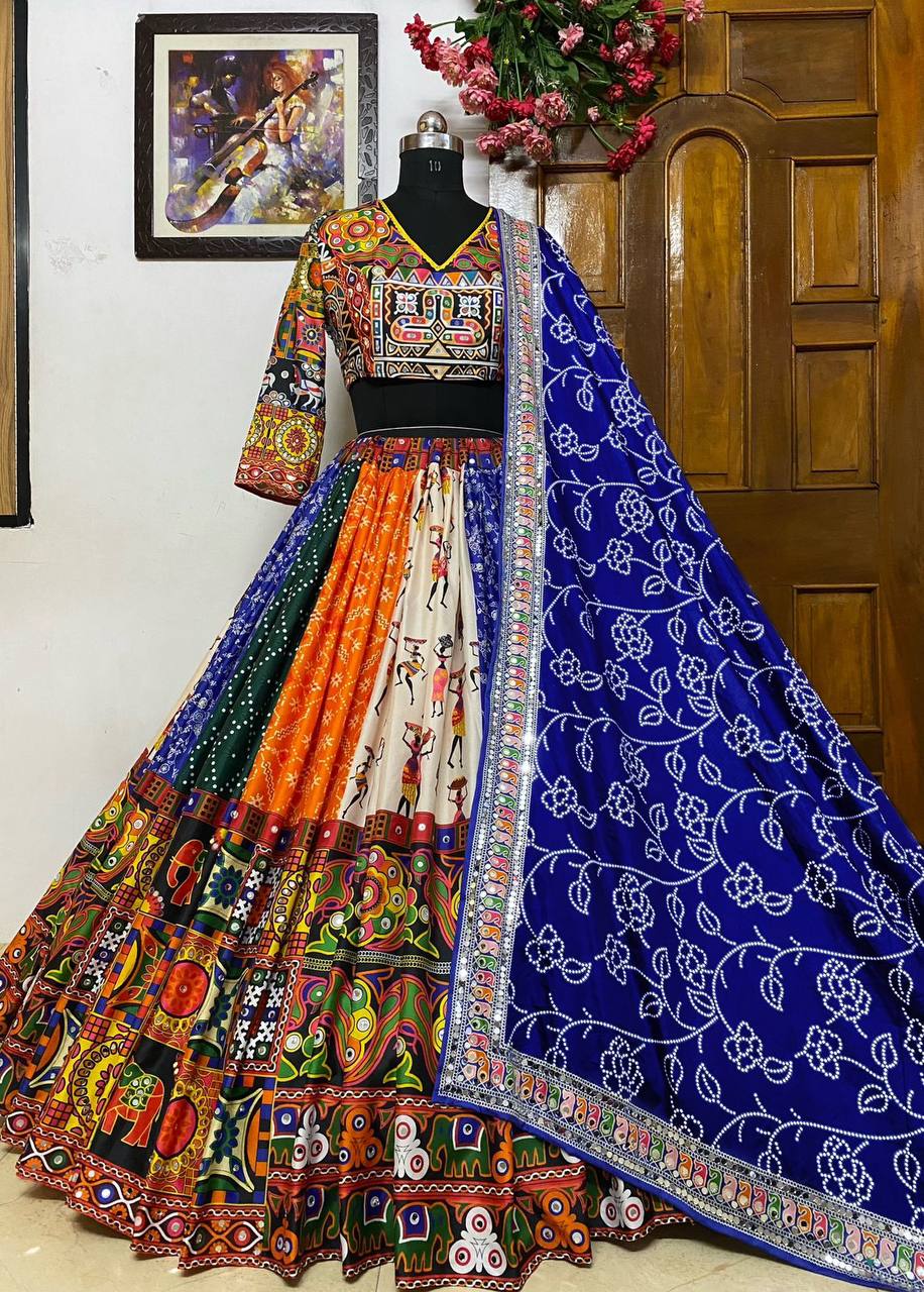 NAVRATRI MULTICOLOUR LEHENGA