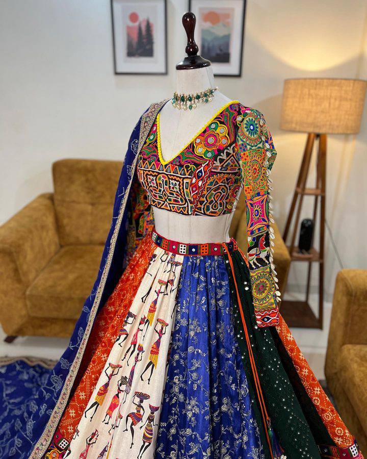 NAVRATRI MULTICOLOUR LEHENGA
