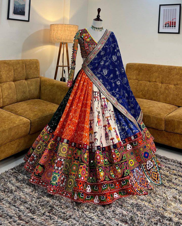 NAVRATRI MULTICOLOUR LEHENGA