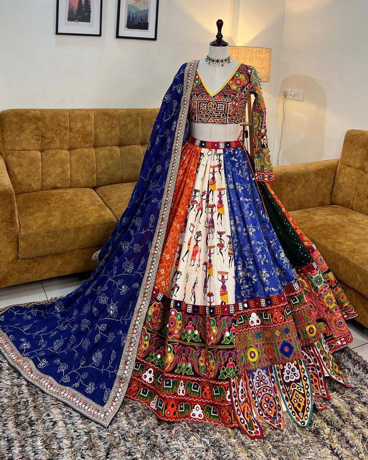 NAVRATRI MULTICOLOUR LEHENGA